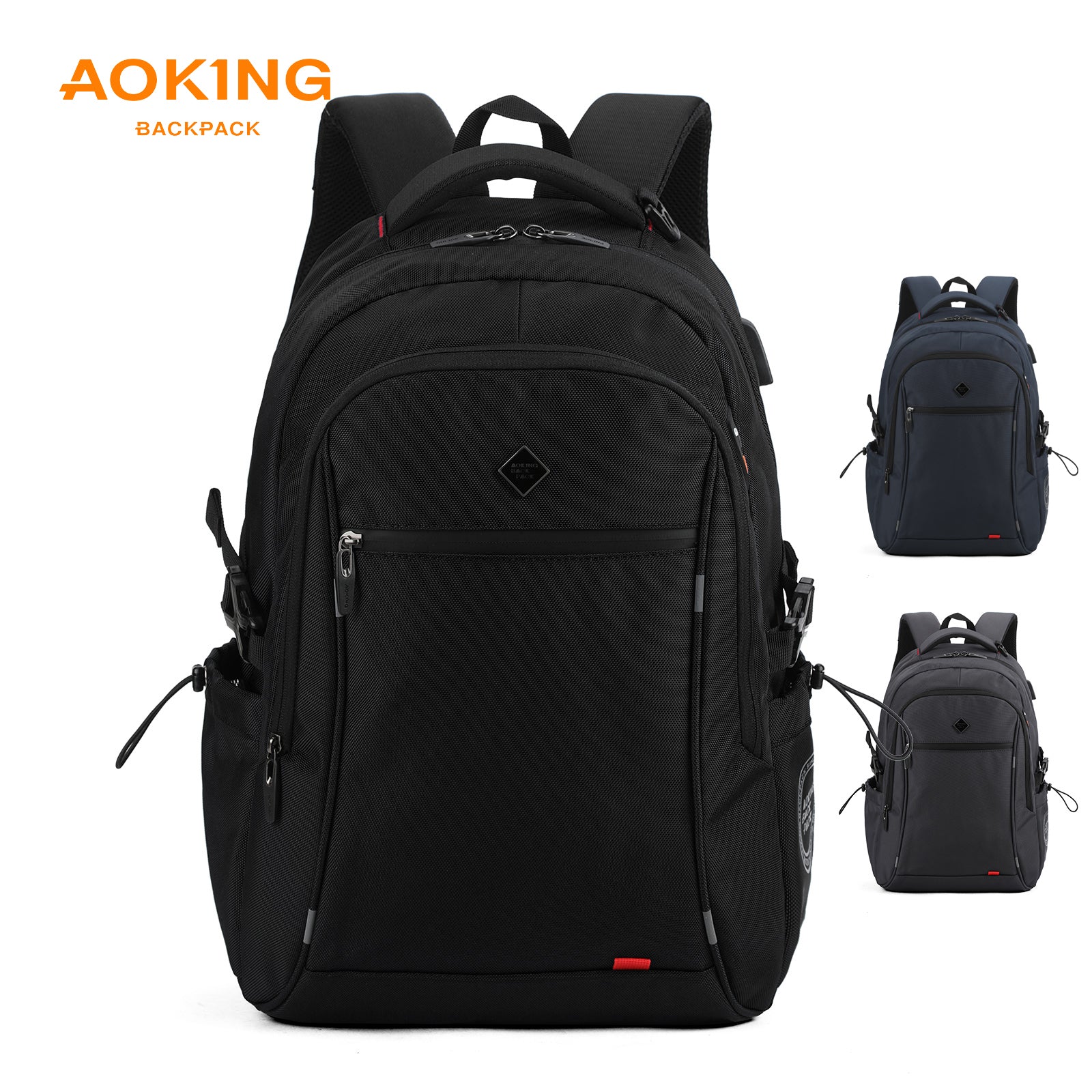 Aoking 15.6''Laptop Business Office Backpack Large Capacity Backpack SN67687-2