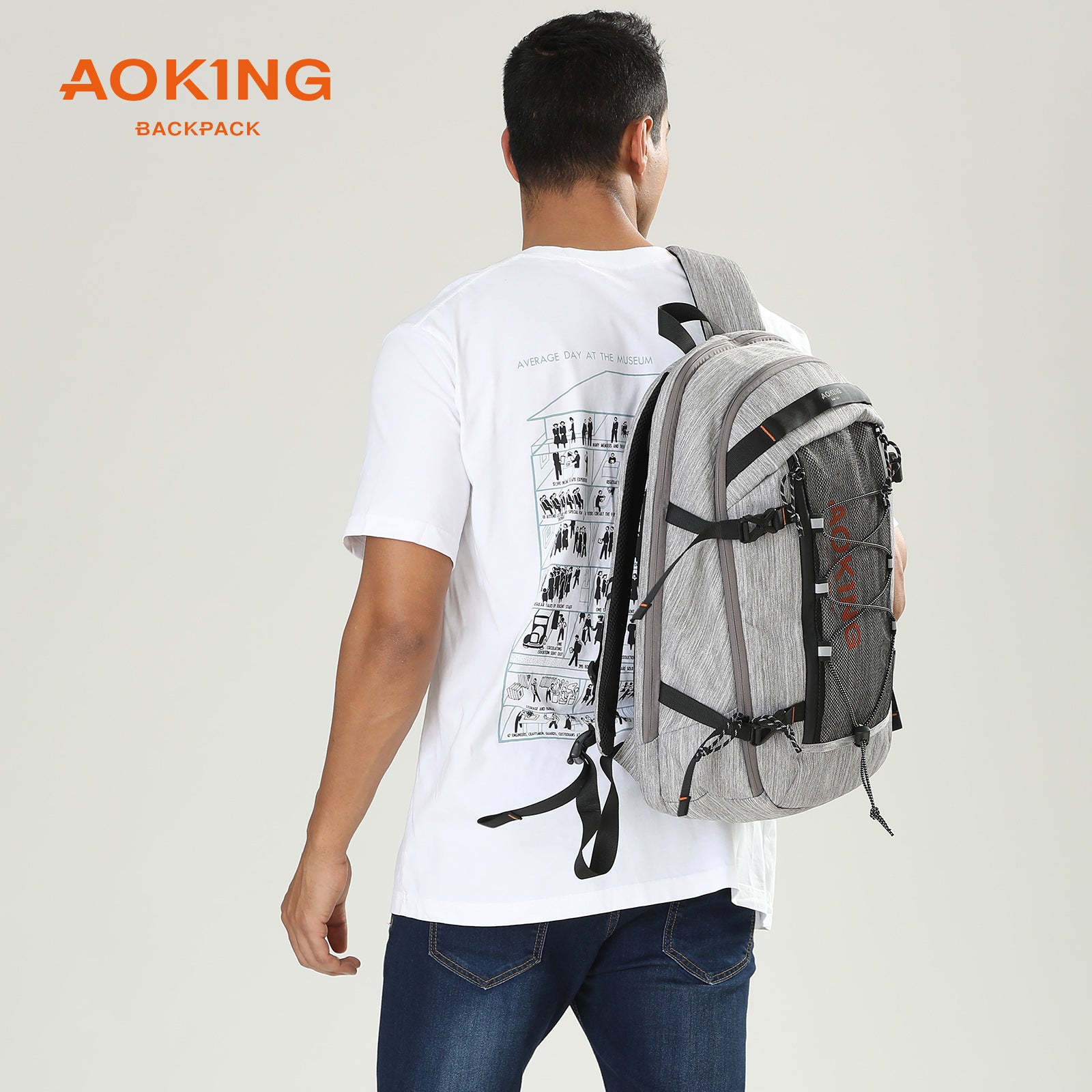 Aoking Fashion Backpack Laptop Business Backpack SN2800