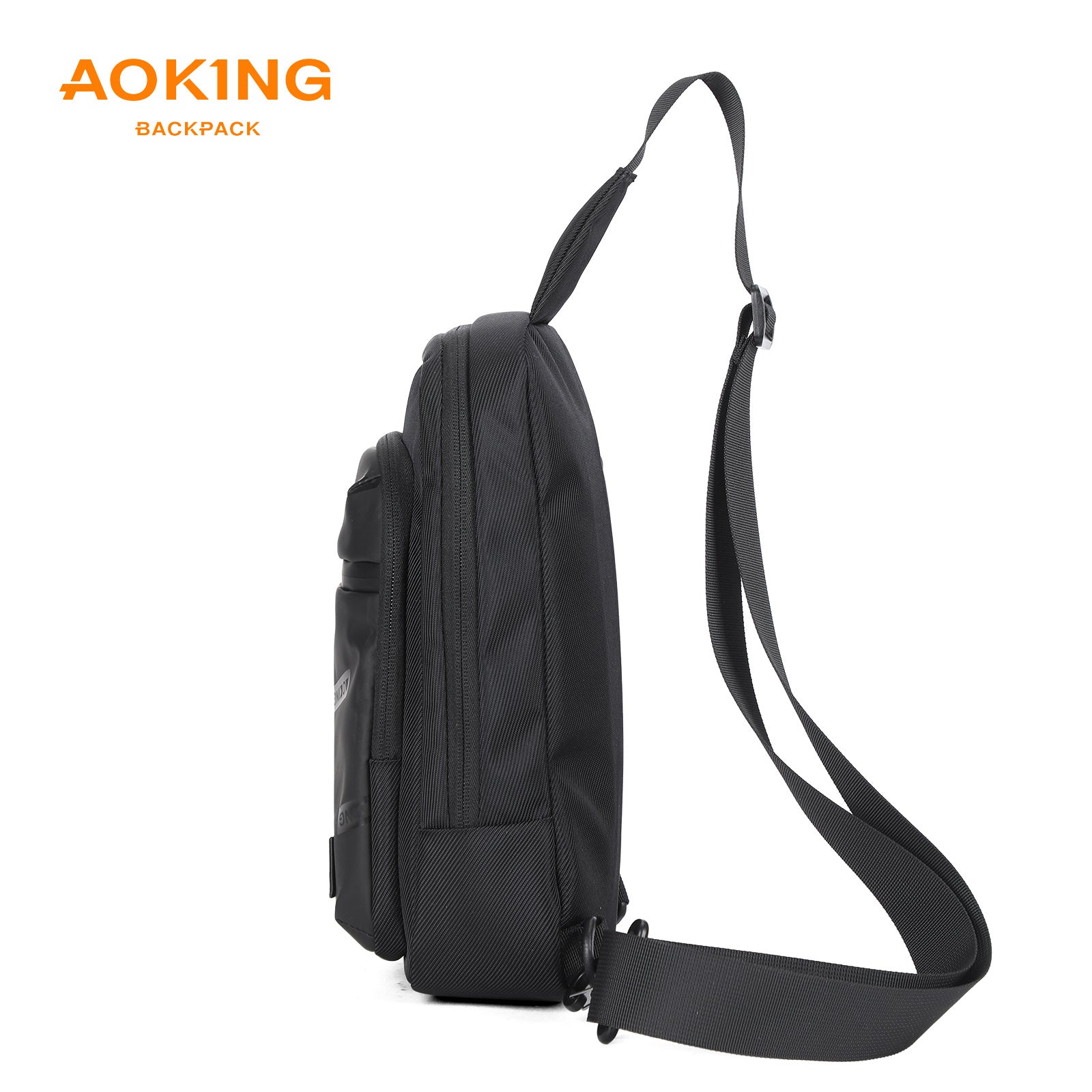 Aoking Black Fashion Men Waterproof Crossbody Sling Bag XY3073