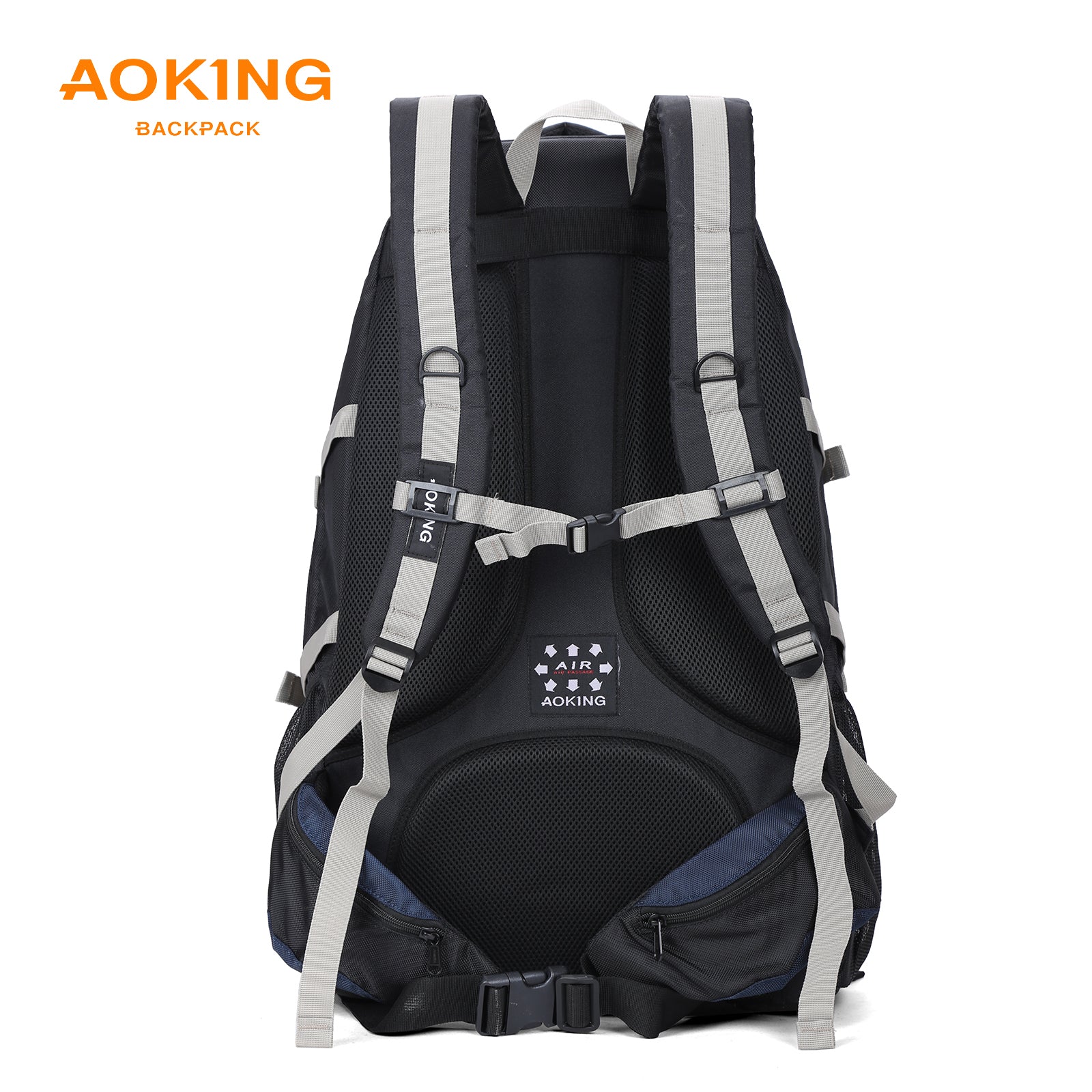 Aoking Backpack Black Casual Backpack Student Bag H997