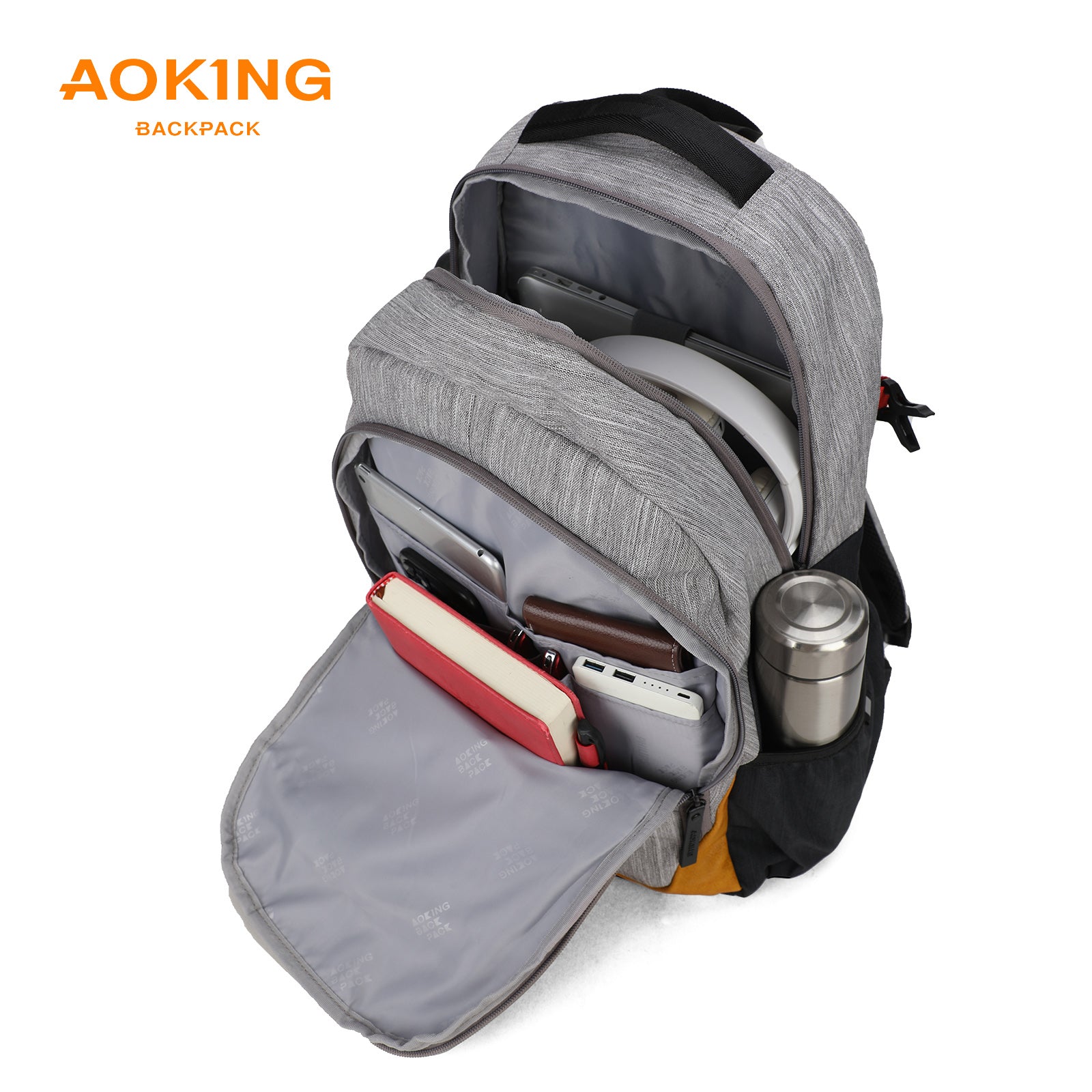 Aoking Backpack Large Capacity Casual Backpack Student Bag SNX6077-7A