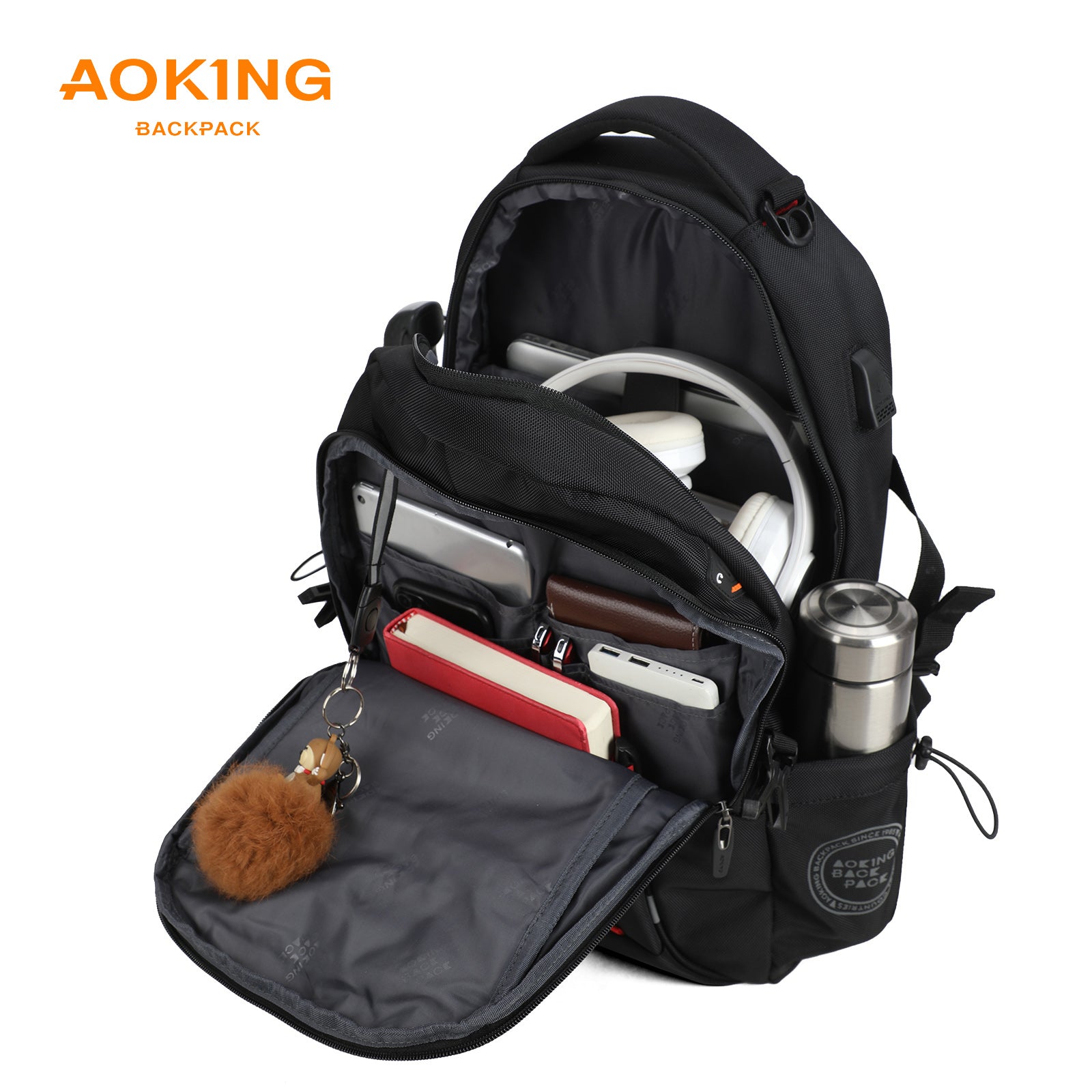 Aoking 15.6''Laptop Business Office Backpack Large Capacity Backpack SN67687-2