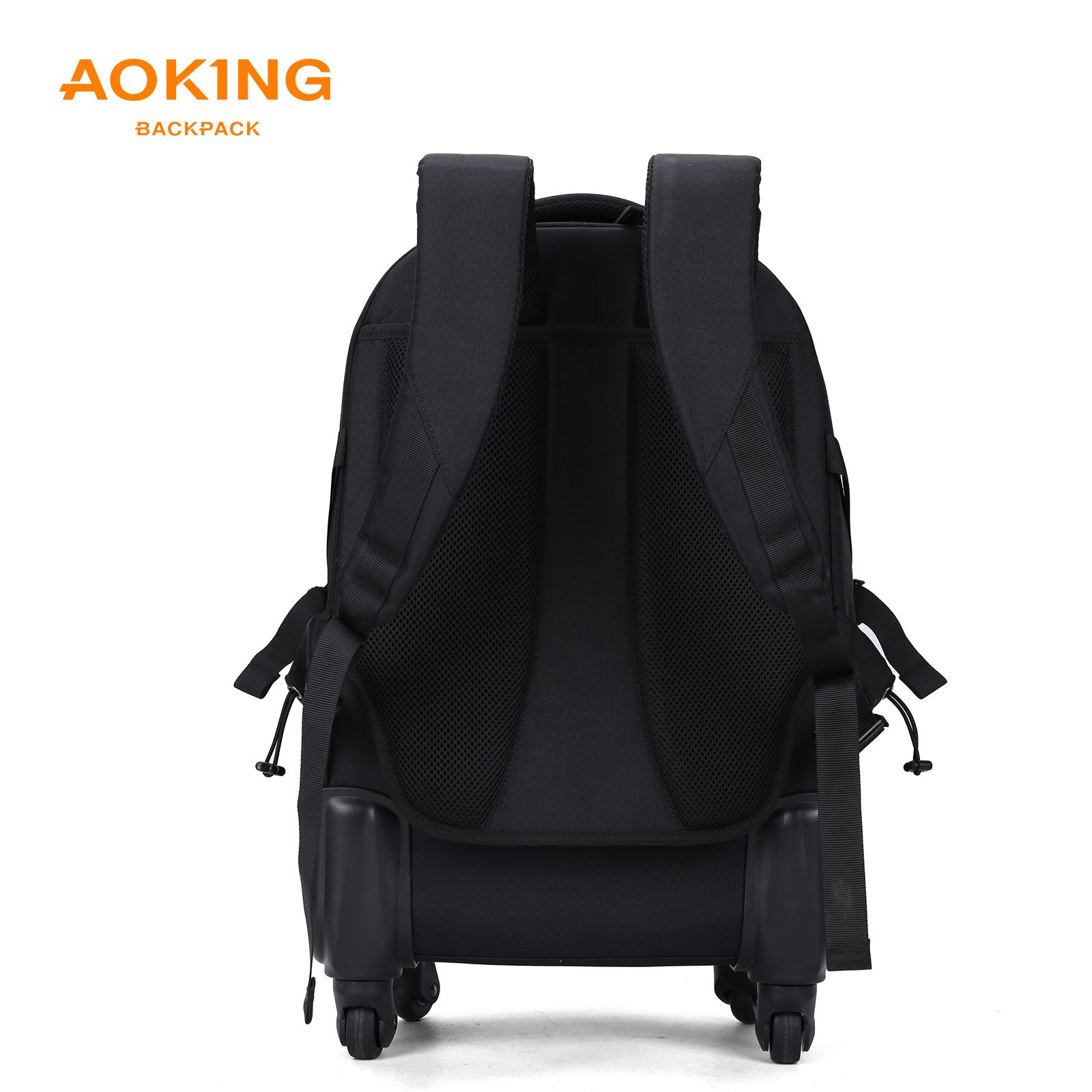 Aoking Rolling Trolley Backpack Black SLN69569