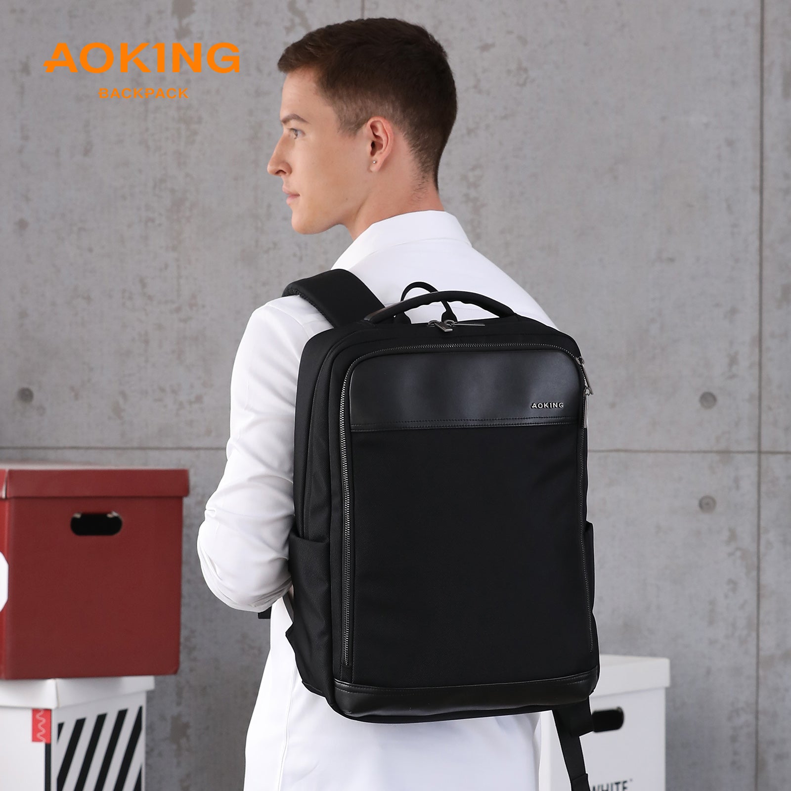 Aoking Fashion Backpack Laptop Business Backpack SN2120