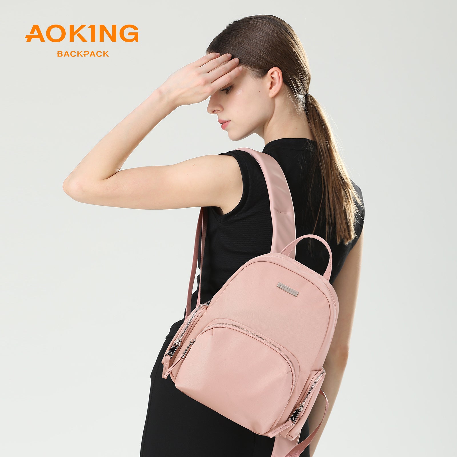 Aoking Women Backpack Casual Backpack Student Bag V2308020-1