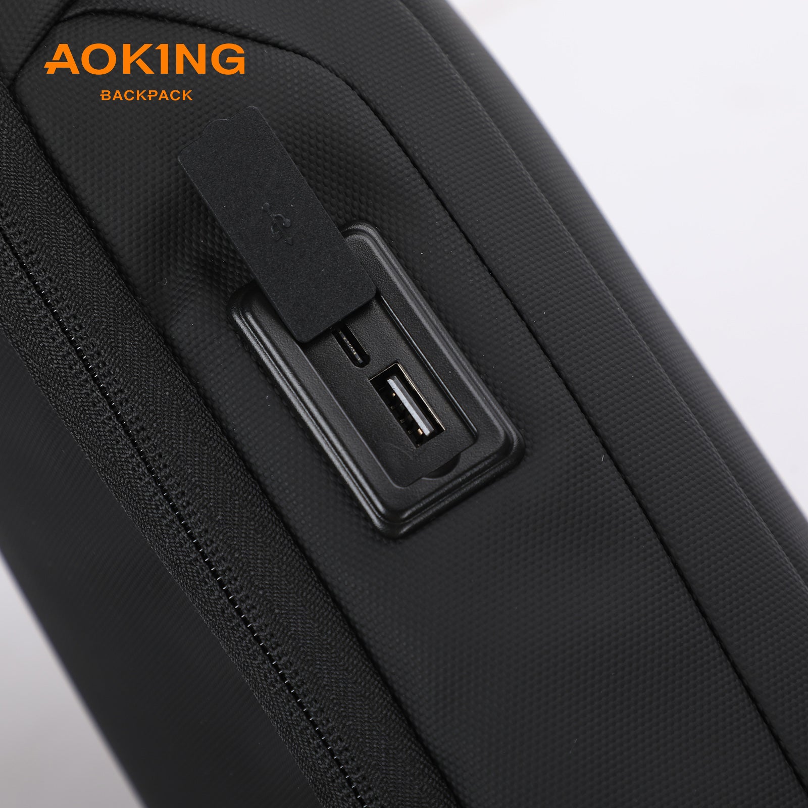 Aoking Black Fashion Men Waterproof Sling Bag SY4001