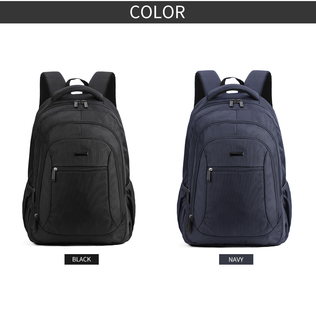 Aoking Backpack Black Casual Backpack Student Bag H970