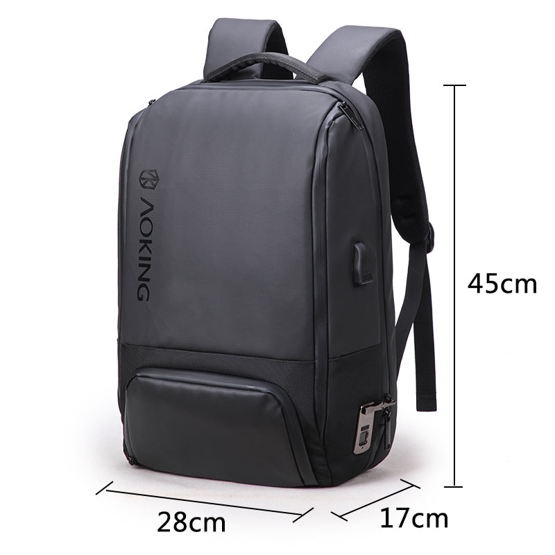 Aoking Fashion Backpack Laptop Business Backpack SN77880A