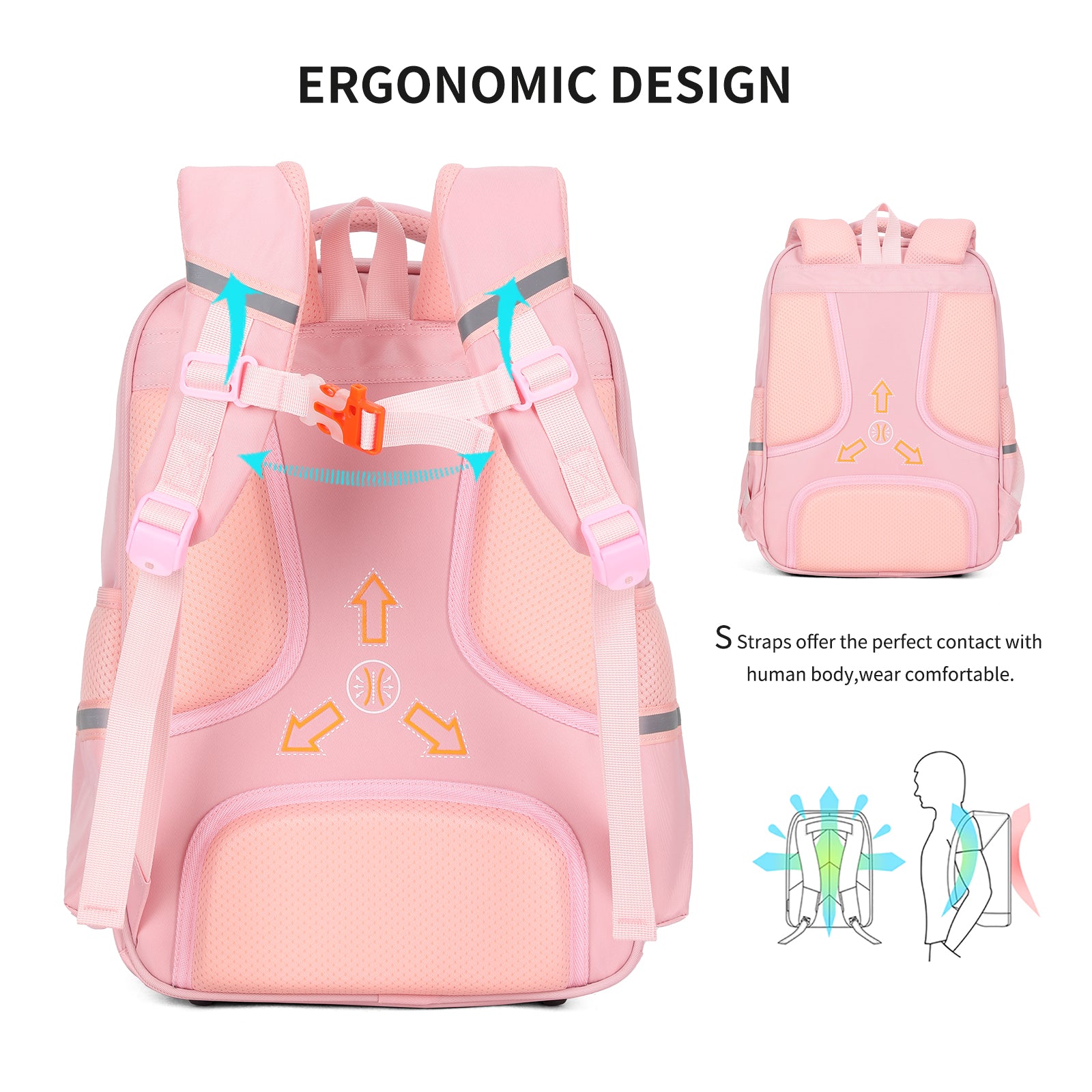 Aoking Casual Lightweight School Backpack BN3032