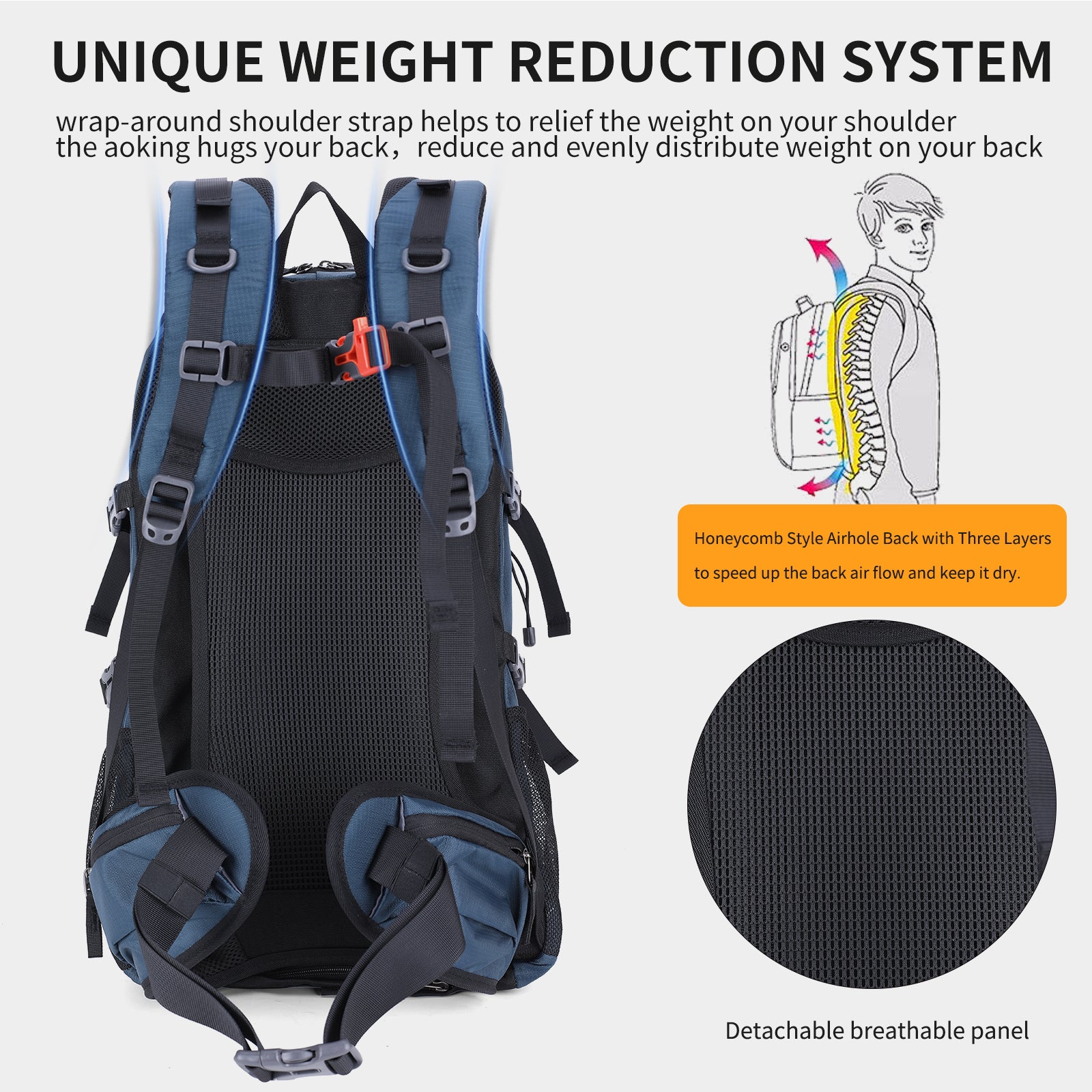Aoking durable Hiking Backpack Casual Backpack JN4007