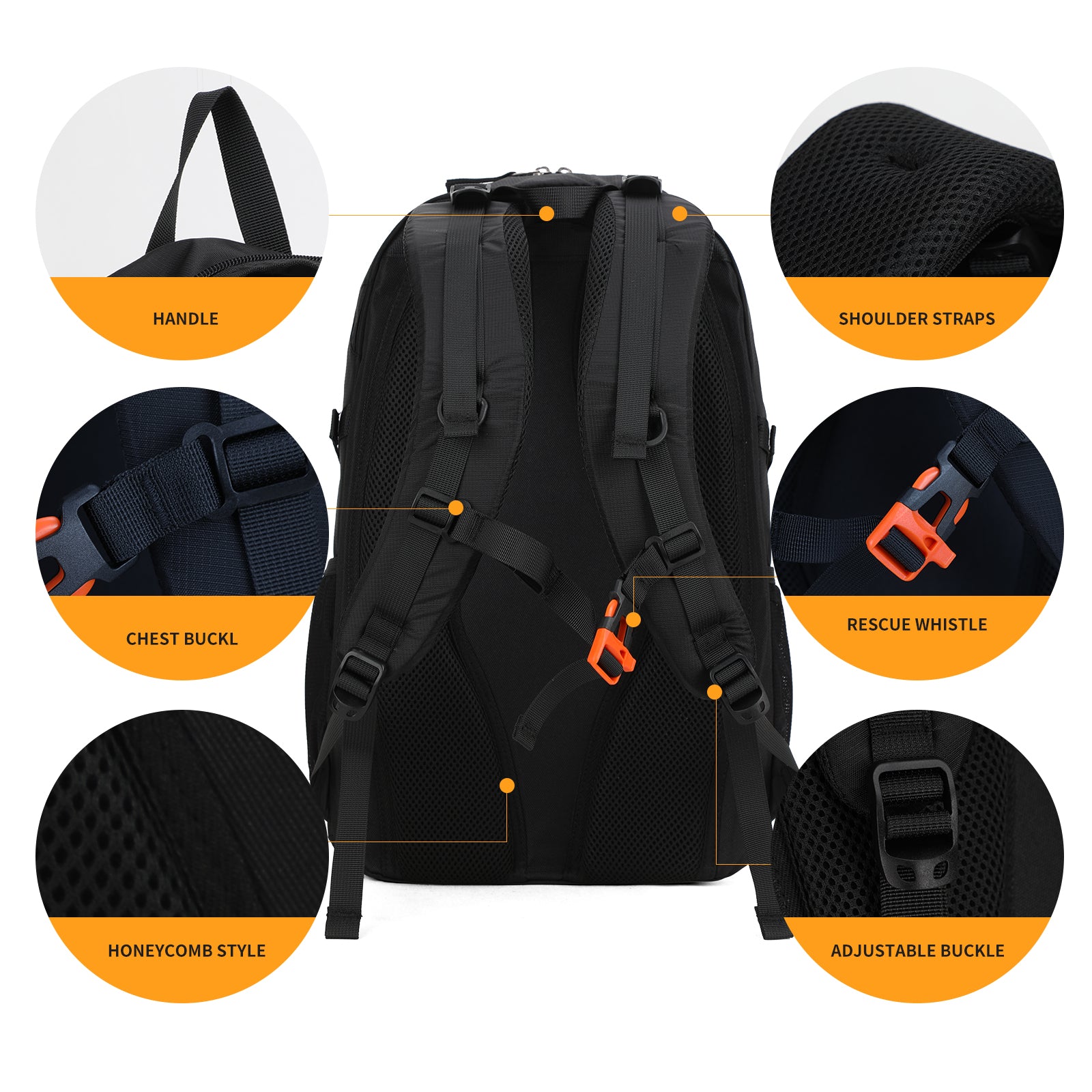 Aoking Backpack Large Capacity Casual Backpack Outdoor Bag JN79877