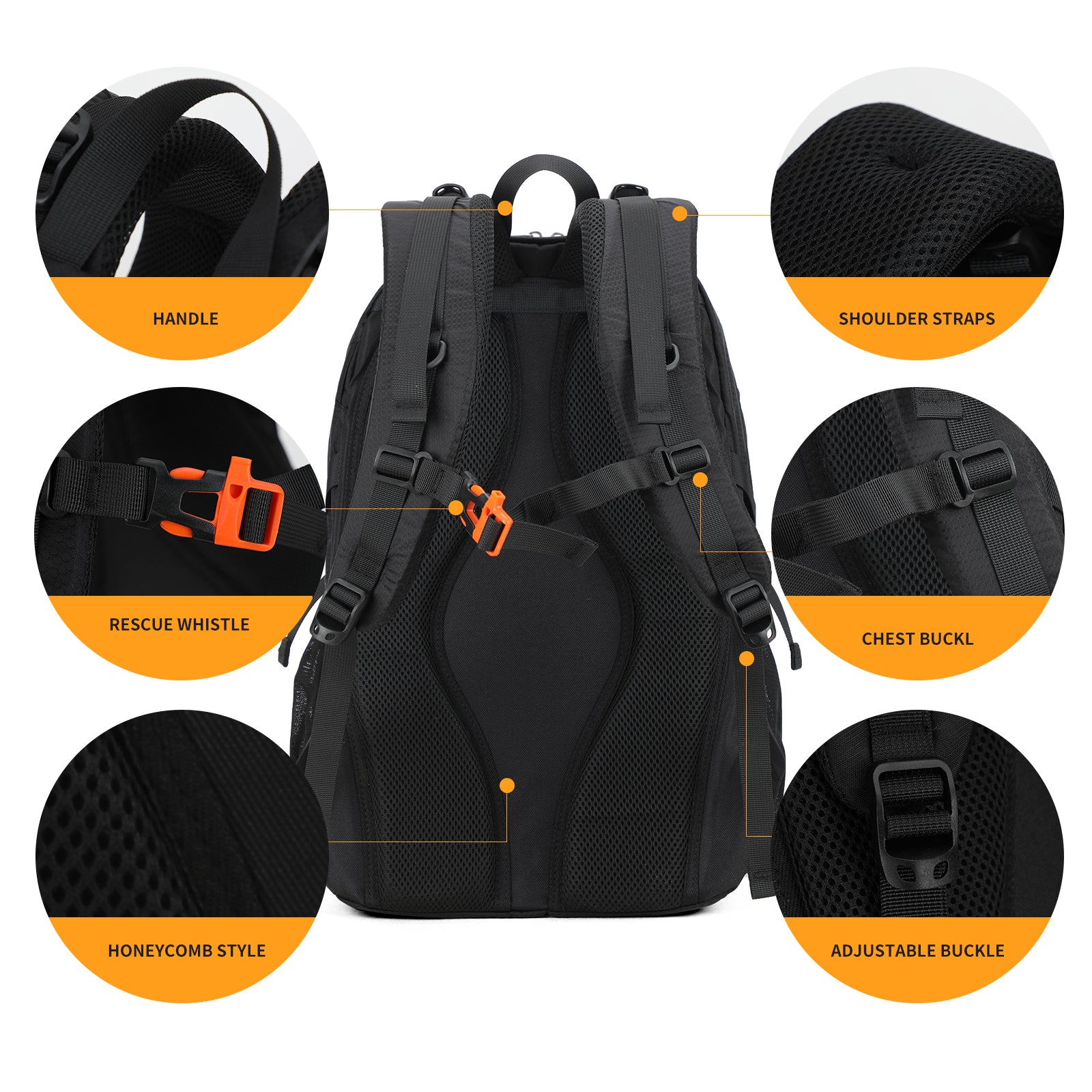Aoking Backpack Large Capacity Casual Backpack Outdoor Bag JN79878