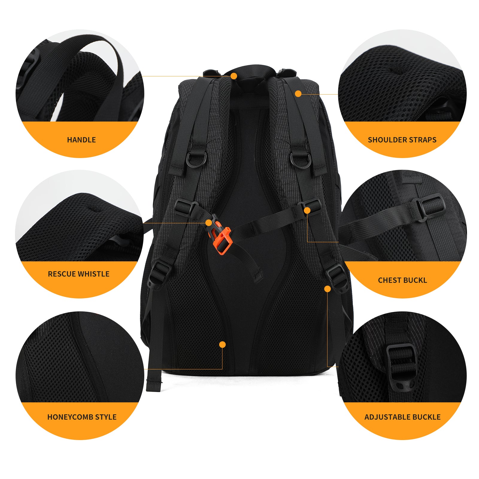 Aoking Backpack Large Capacity Casual Backpack Outdoor Bag JN79879