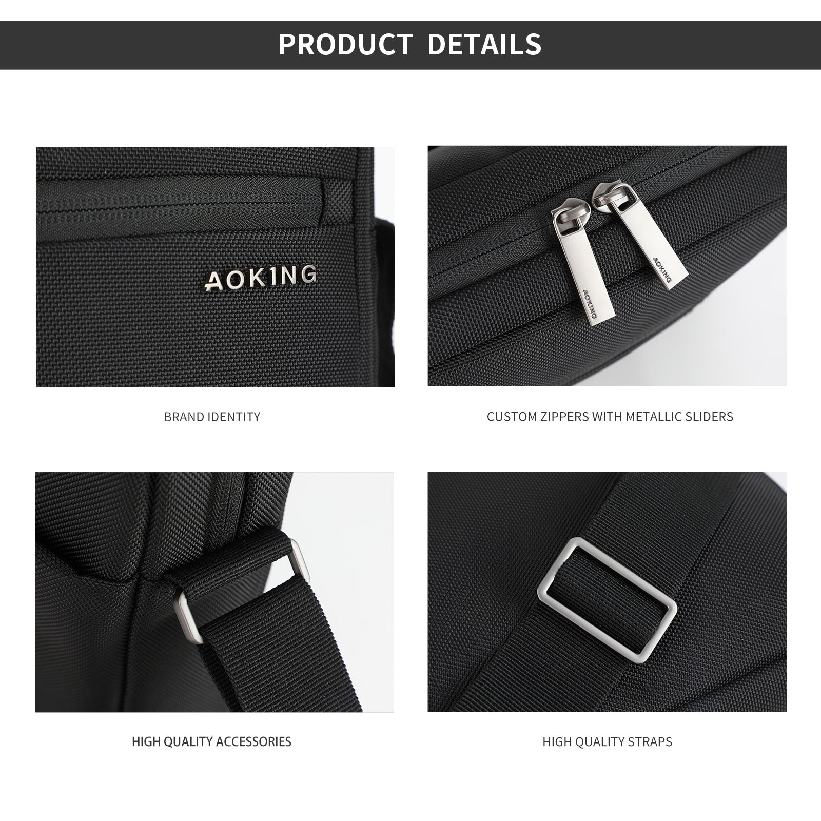 Aoking Durable Large Capacity Cross-Body Shoulder Bag SK2052