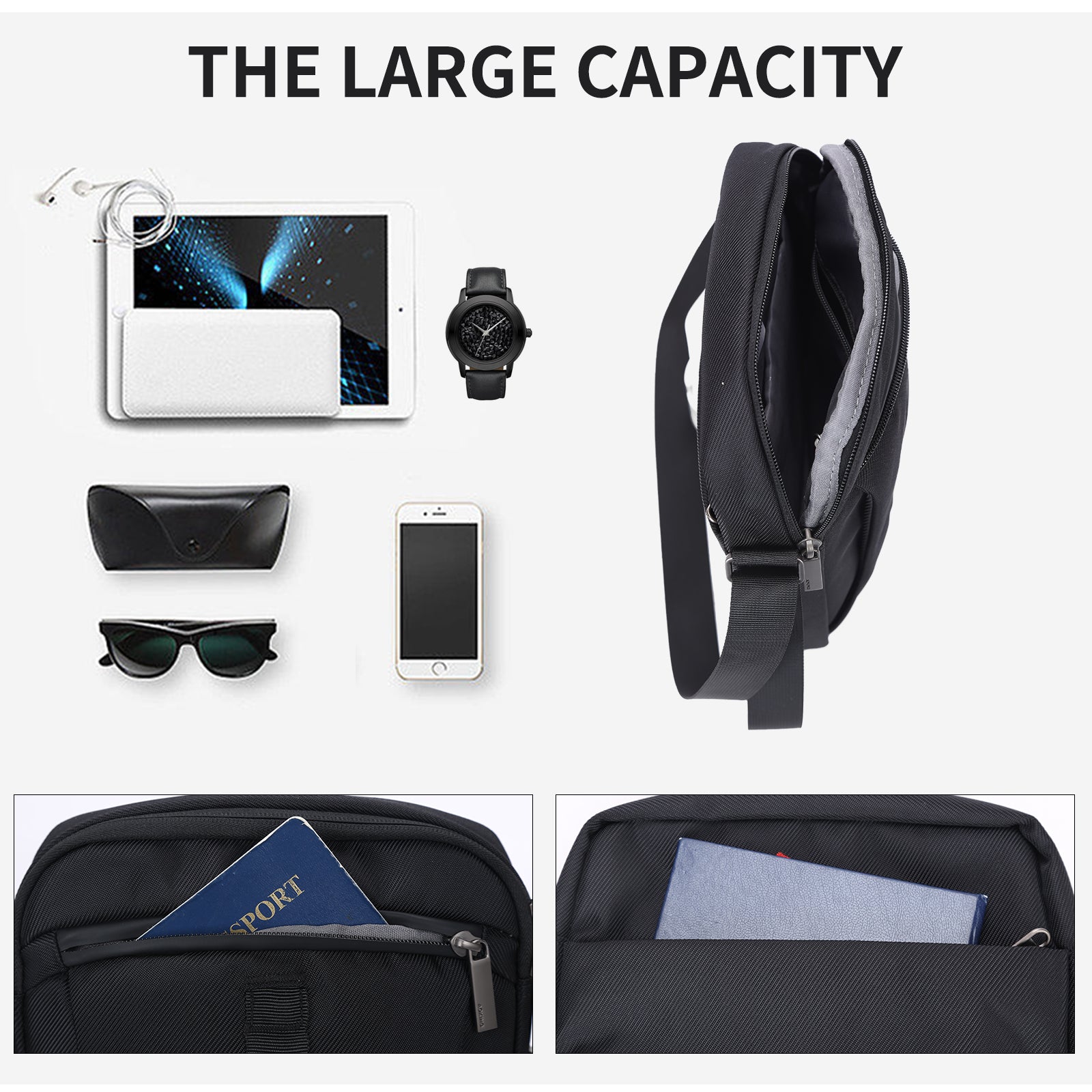 Aoking Fashion Youngth Waterproof Sport Crossbody Sling Bag SK3300