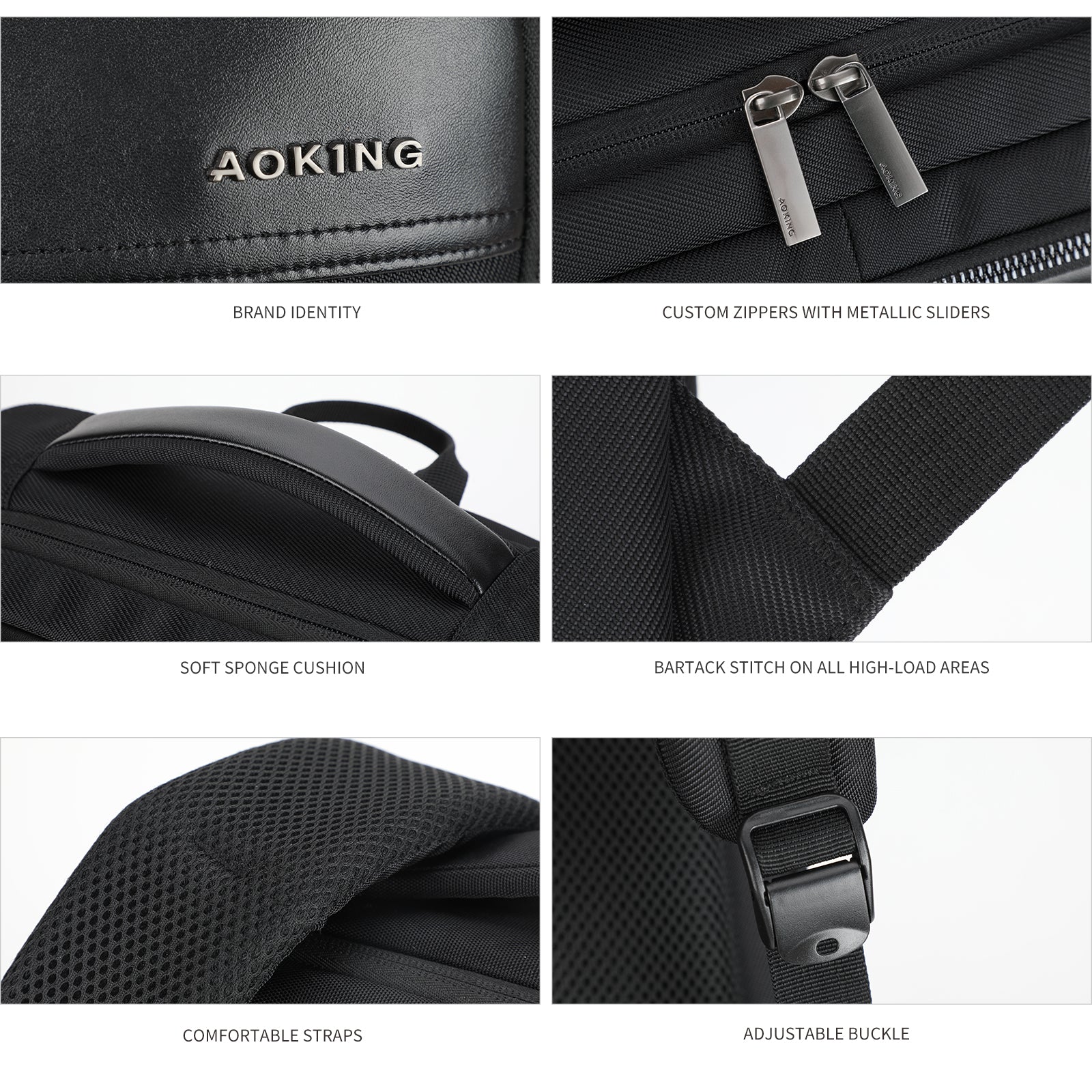 Aoking Fashion Backpack Laptop Business Backpack SN2120