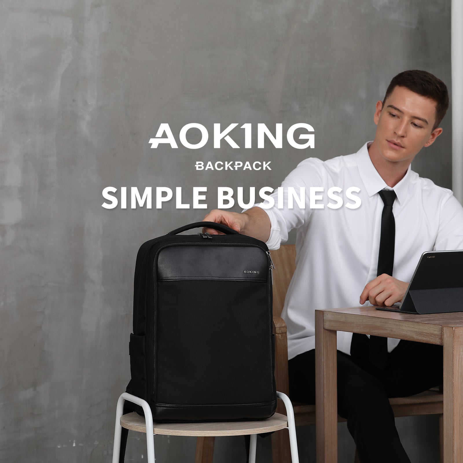 Aoking Fashion Backpack Laptop Business Backpack SN2120