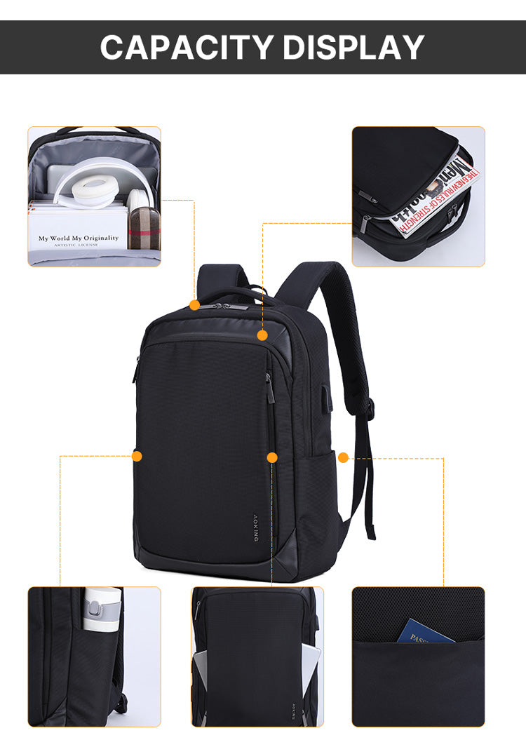 Aoking Fashion Backpack Laptop Business Backpack SN2275