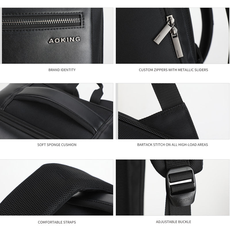 Aoking Fashion Backpack Laptop Business Backpack SN2547