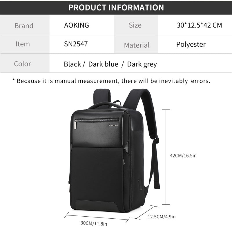 Aoking Fashion Backpack Laptop Business Backpack SN2547
