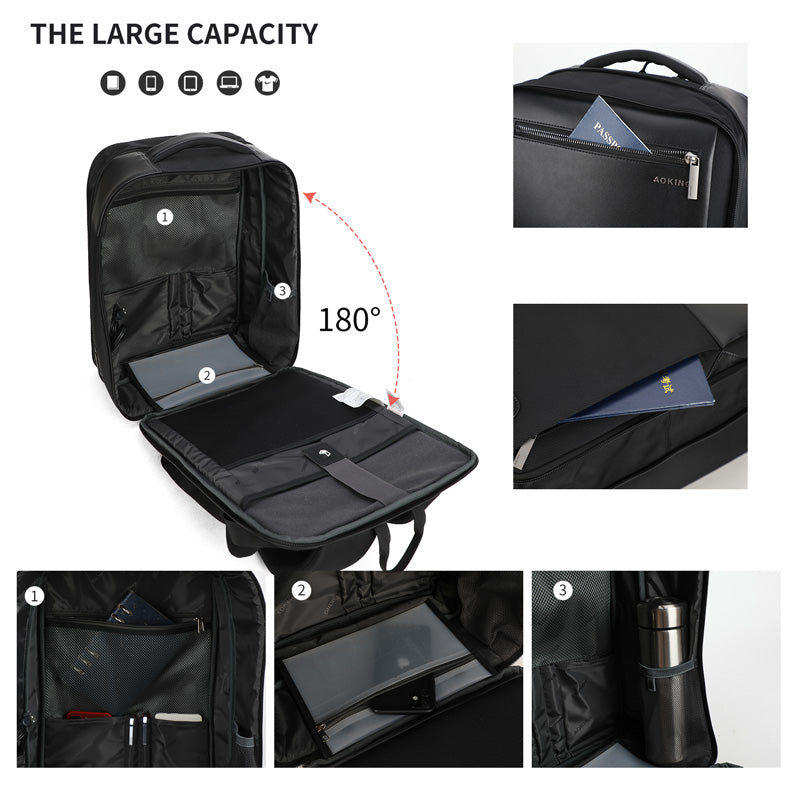 Aoking Fashion Backpack Laptop Business Backpack SN2547