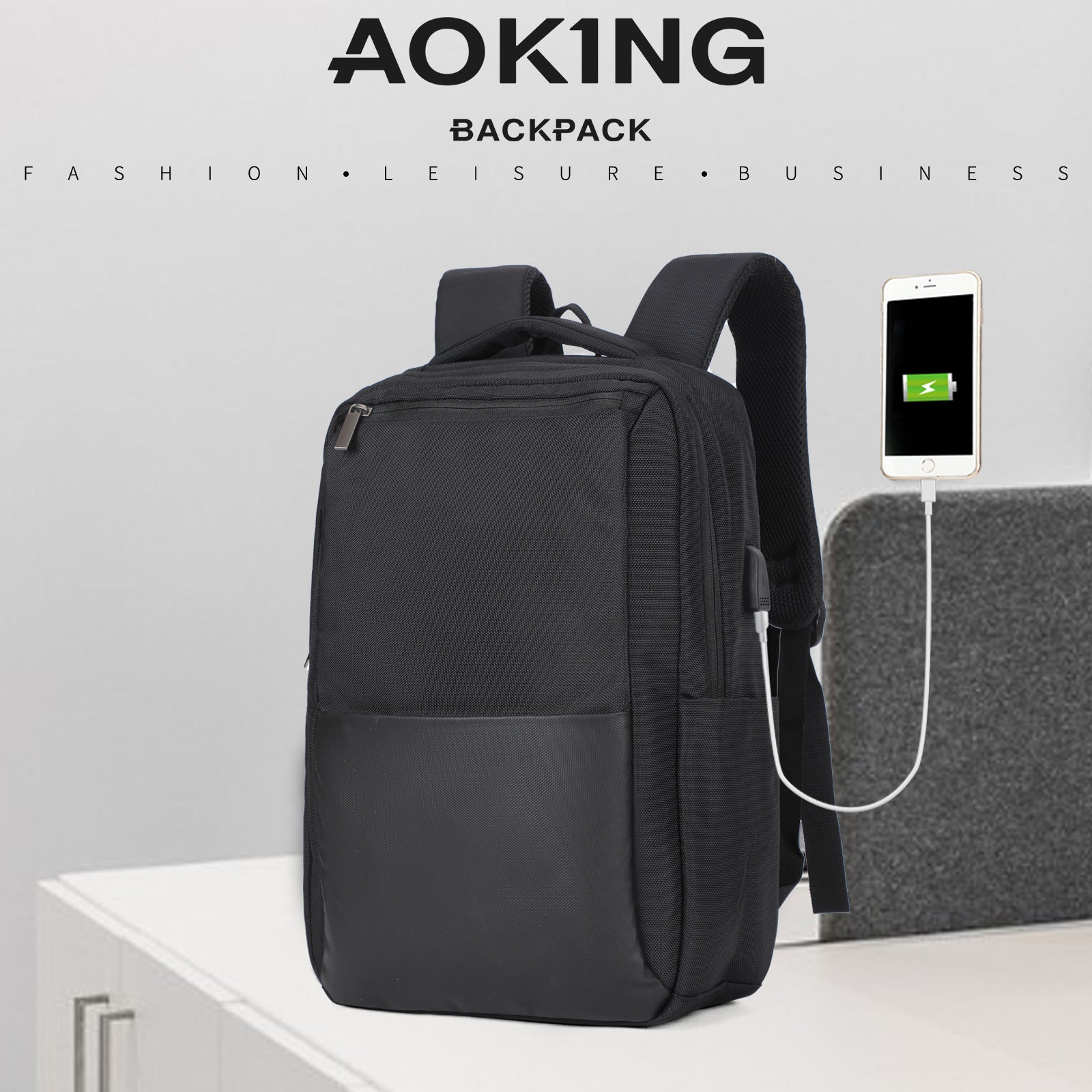 Aoking Fashion Backpack Laptop Business Backpack SN2551