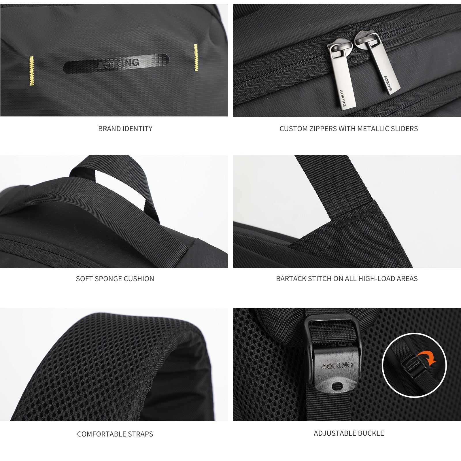 Aoking Backpack Business Laptop Men Backpack SN2640