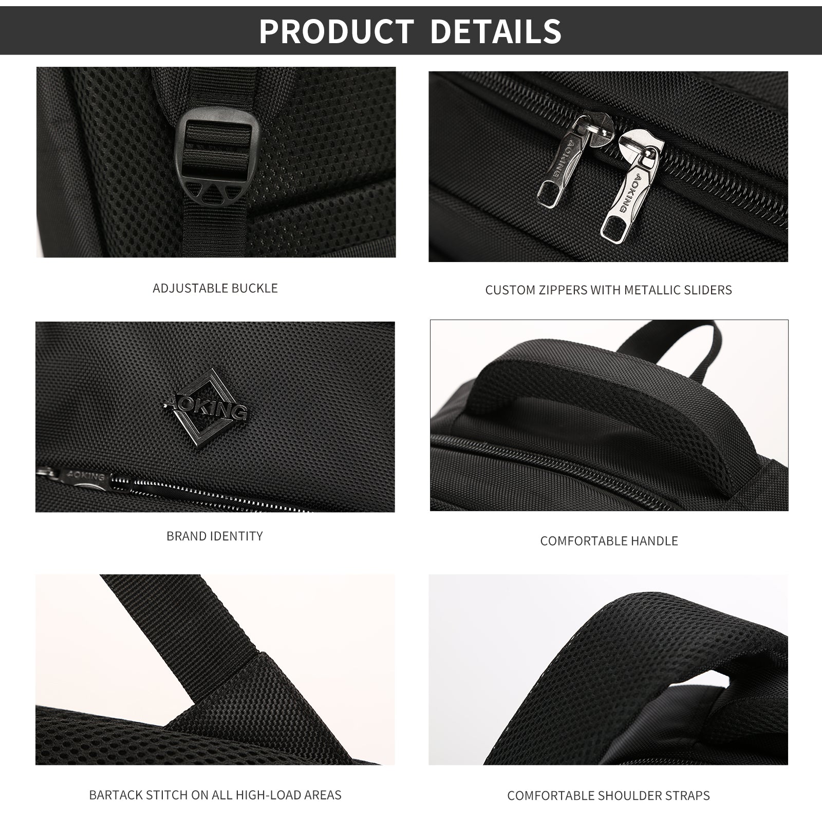 Aoking Laptop Business Backpack SN3537-W