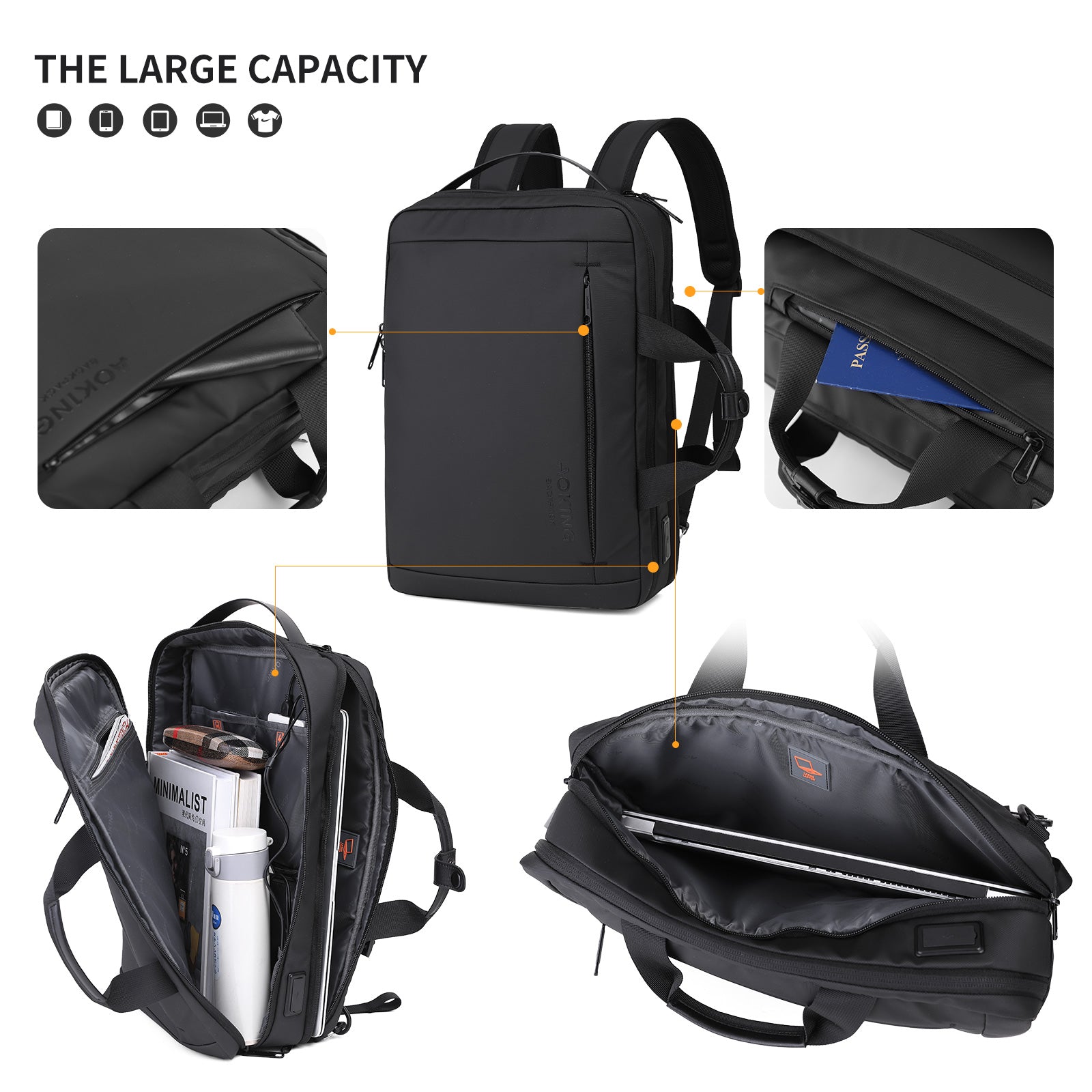 15.6''Laptop Business Backpack SN4002