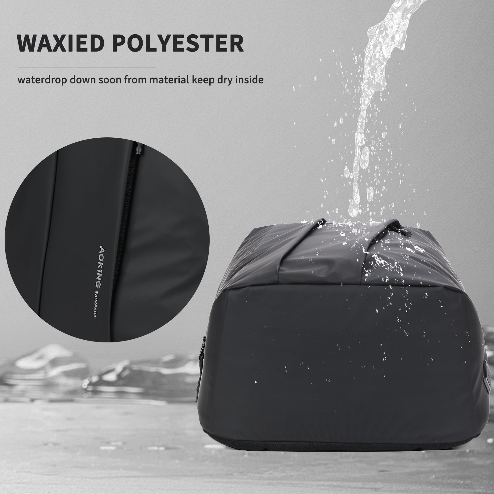 Aoking Fashion Backpack Laptop Business Backpack SN4003-5
