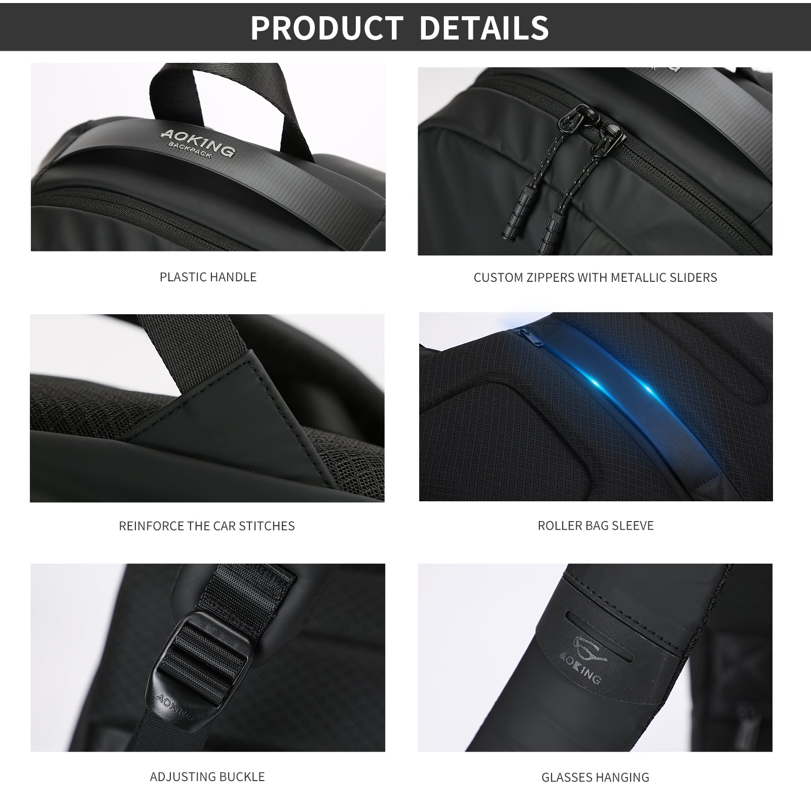 Aoking Fashion Backpack Laptop Business Backpack SN4005-5