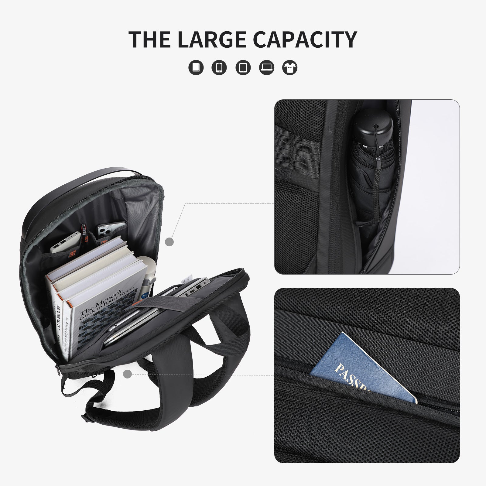 Aoking Fashion Backpack Laptop Business Backpack SN4007