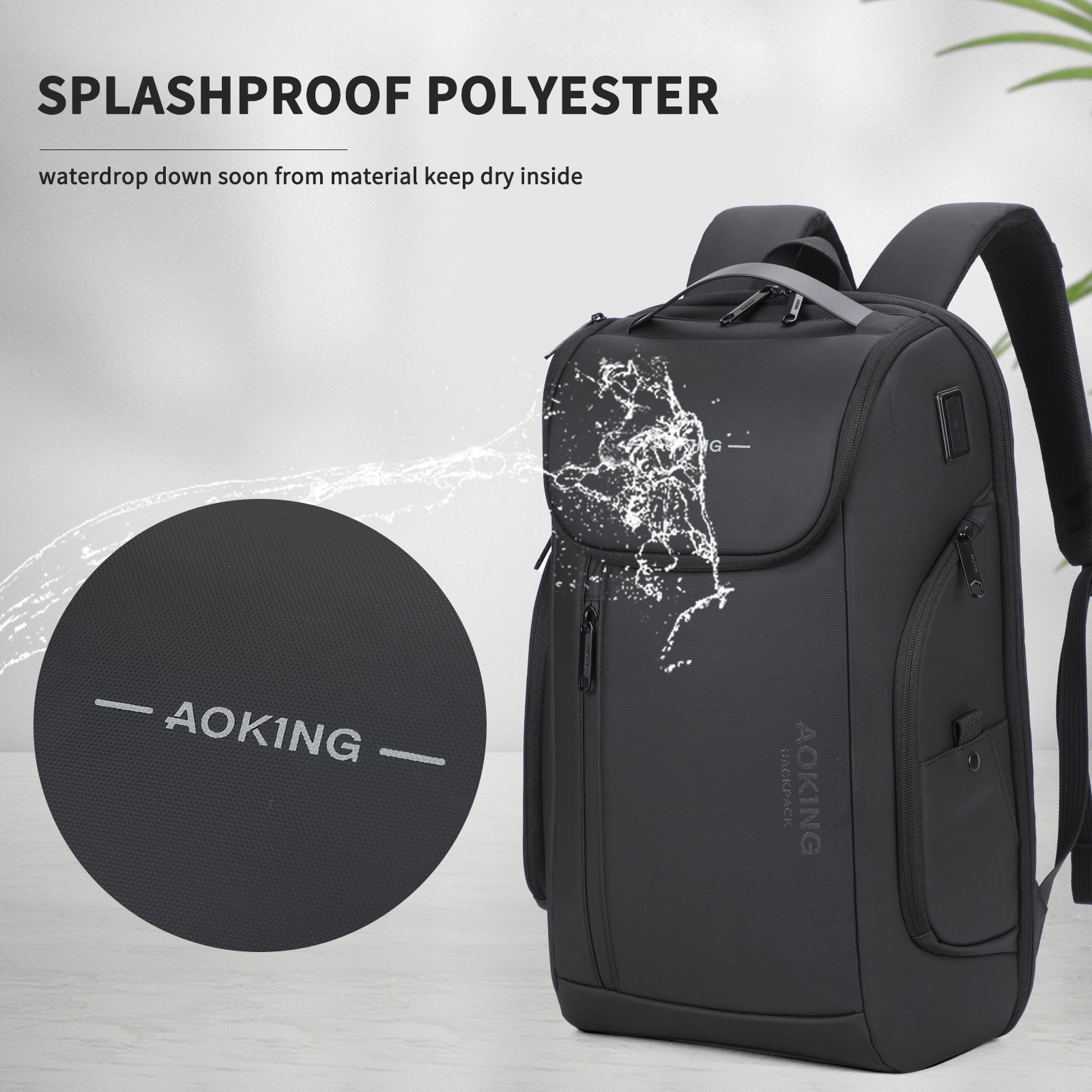 Aoking Fashion Backpack Laptop Business Backpack SN4008