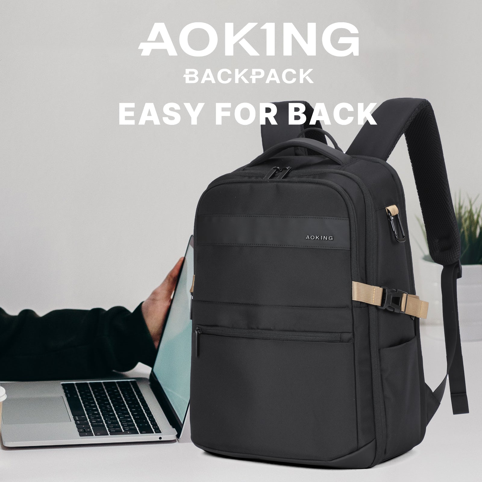 Aoking Fashion Backpack Laptop Business Backpack SN4041