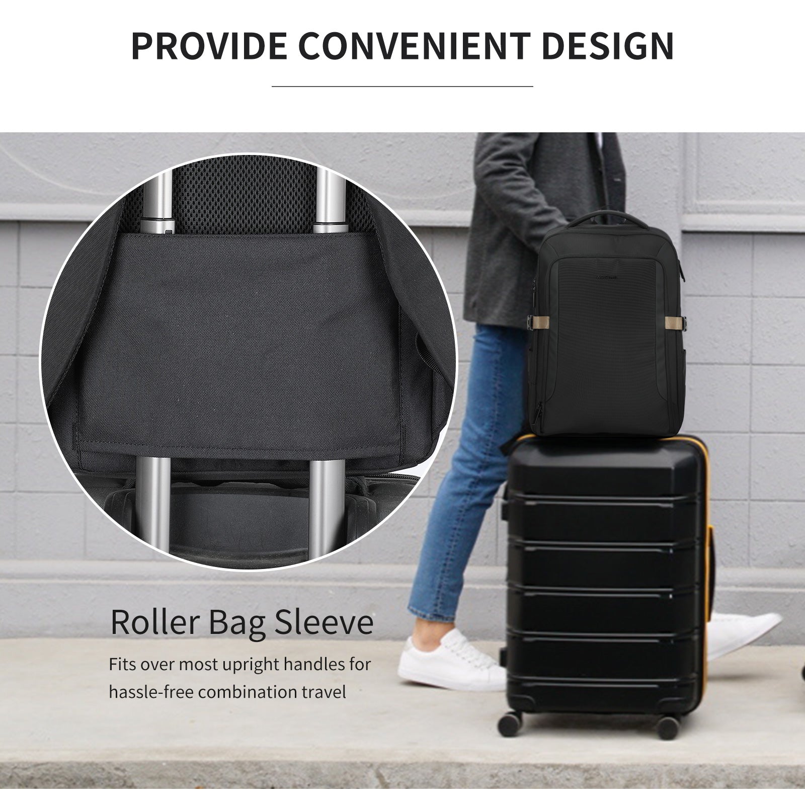 Aoking 15.6''Backpack Fashion Business Laptop Backpack SN4045
