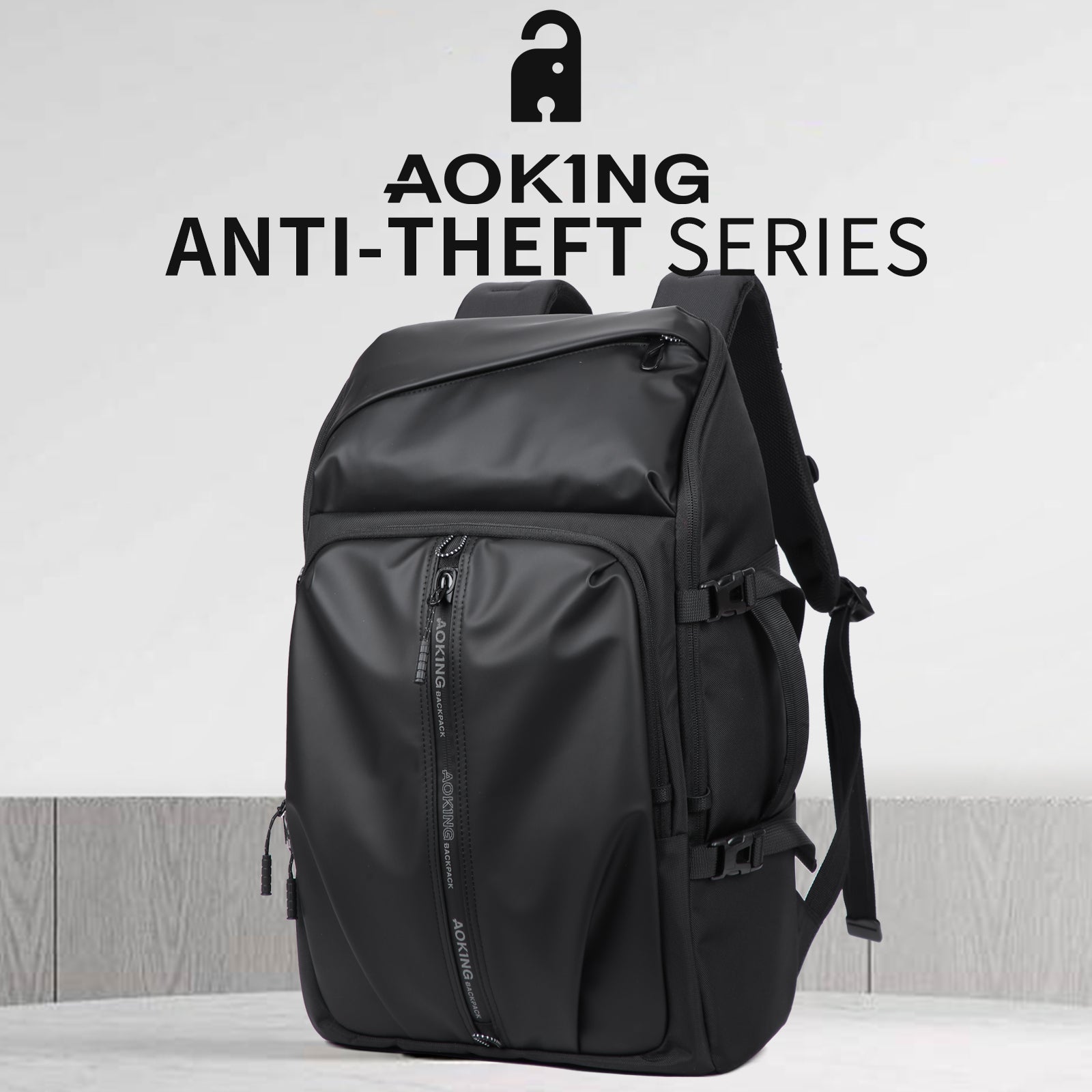 Aoking Lightweight Anti-Theft Backpack Laptop Backpack SN41337F