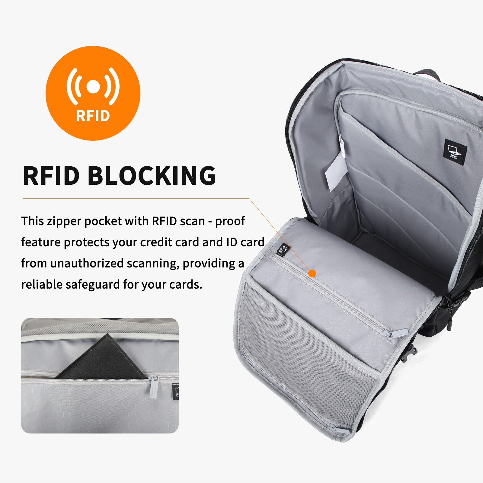 Aoking Lightweight Anti-Theft Backpack Laptop Backpack SN41337F