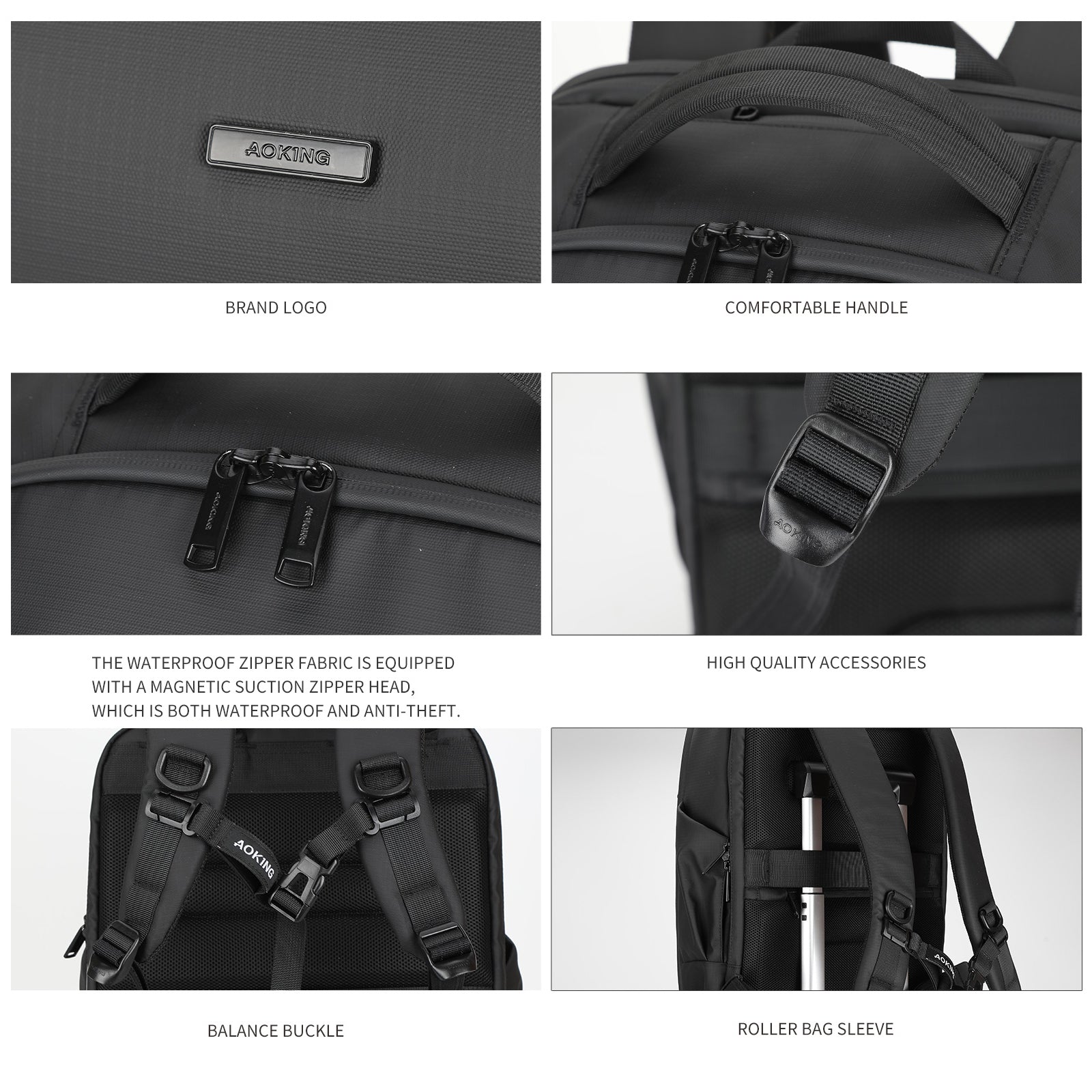 Aoking Lightweight Anti-Theft Backpack Laptop Backpack SN41385F