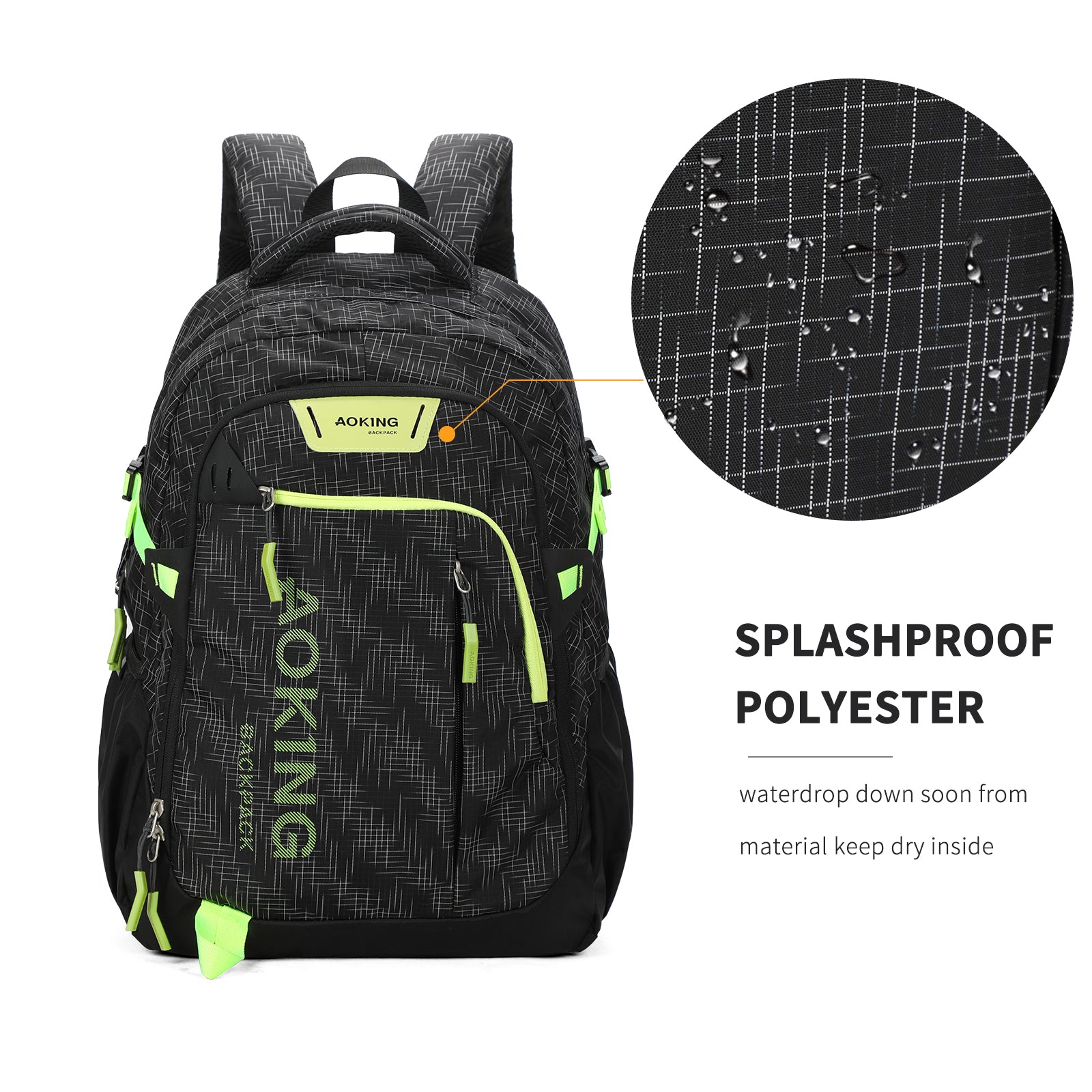 Aoking Large Capacity Laptop Business Backpack SN57605-40A