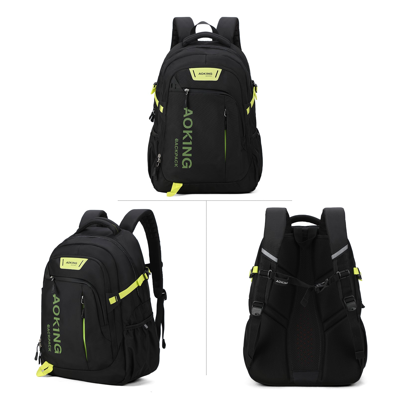 Aoking Backpack Large Capacity Casual Backpack Student Bag SN57605-7B