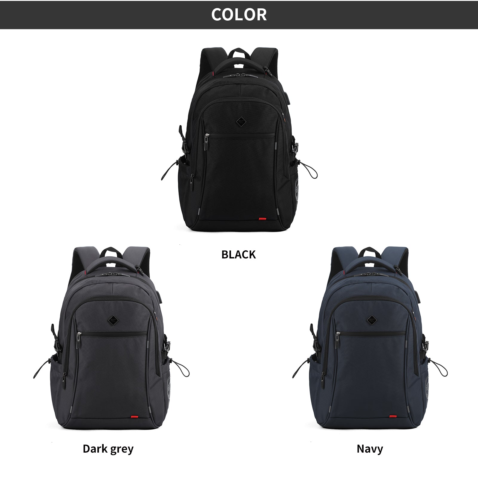 Aoking 15.6''Laptop Business Office Backpack Large Capacity Backpack SN67687-2