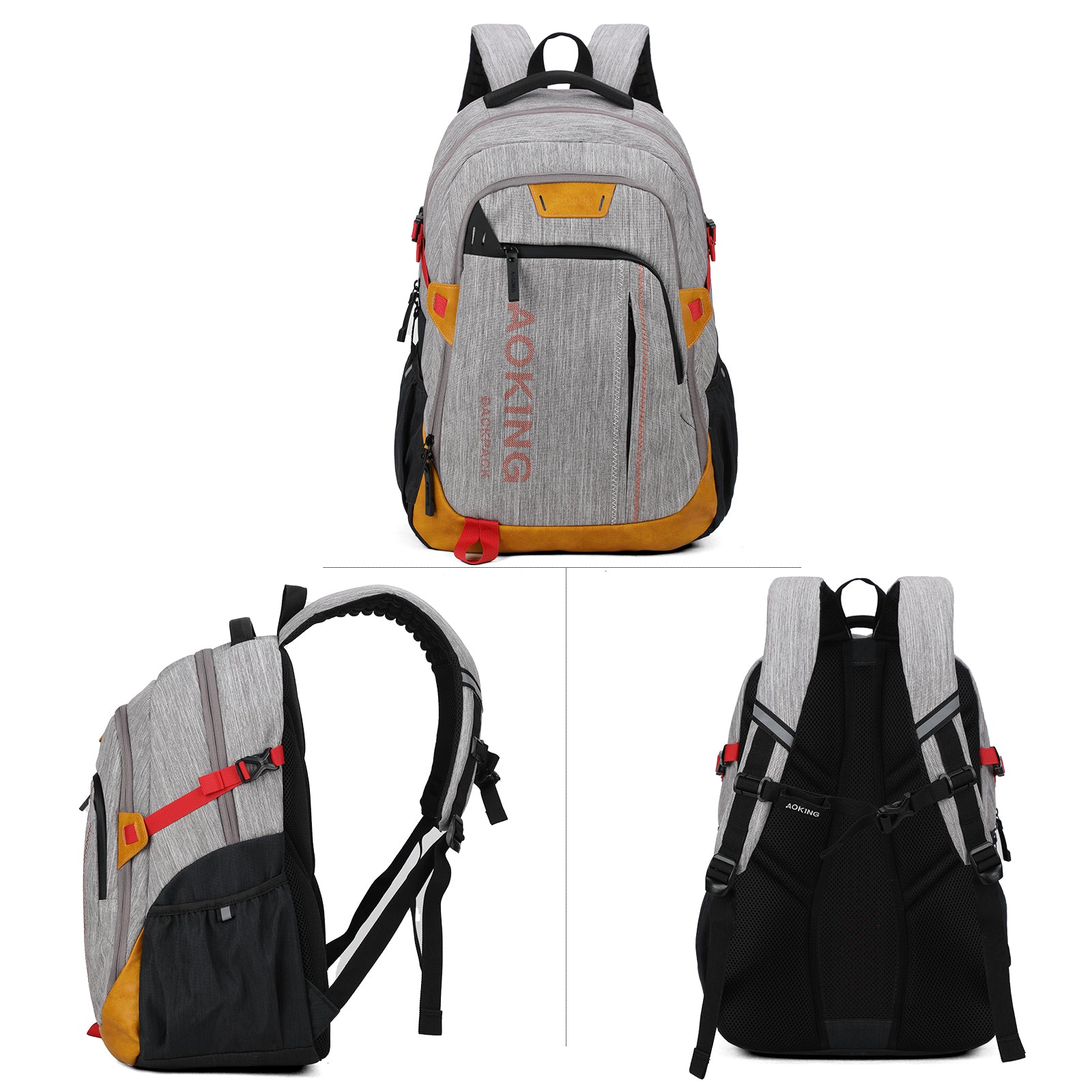 Aoking Backpack Large Capacity Casual Backpack Student Bag SNX6077-7A