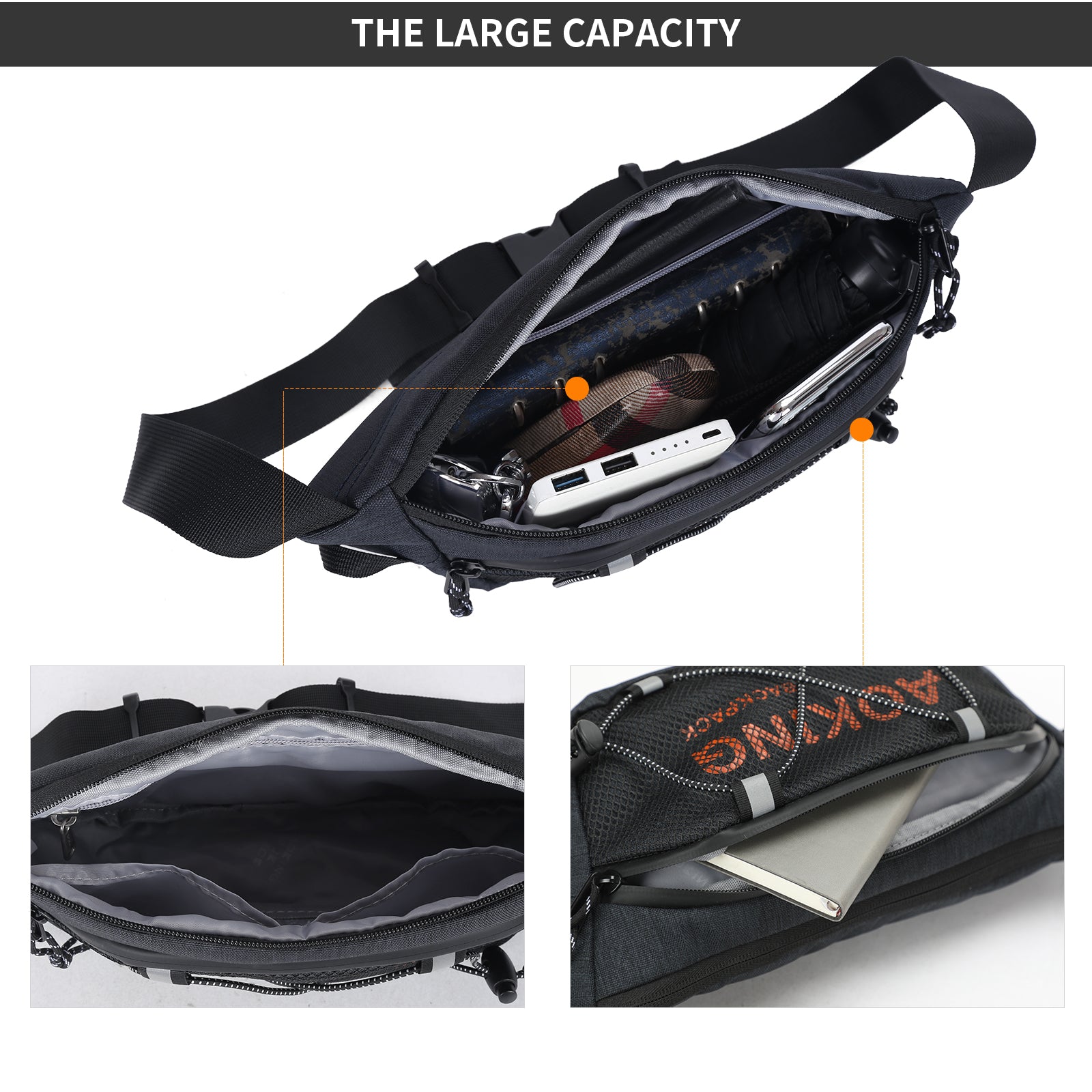 Aoking Fashion Waterproof Crossbody Sling Bag SY3090