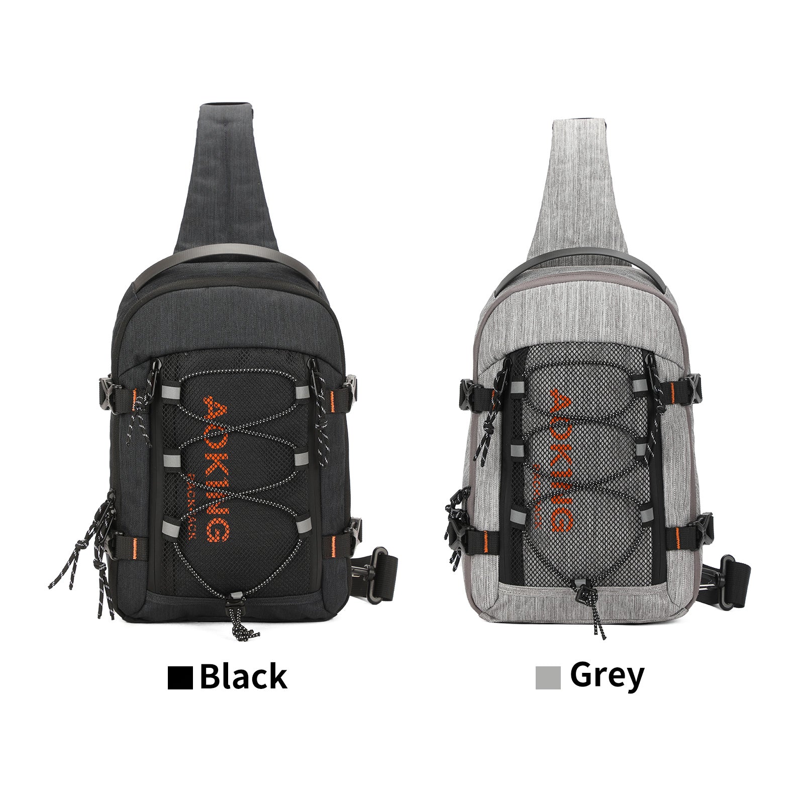 Aoking Black Fashion Men Waterproof Sling Bag SY3307