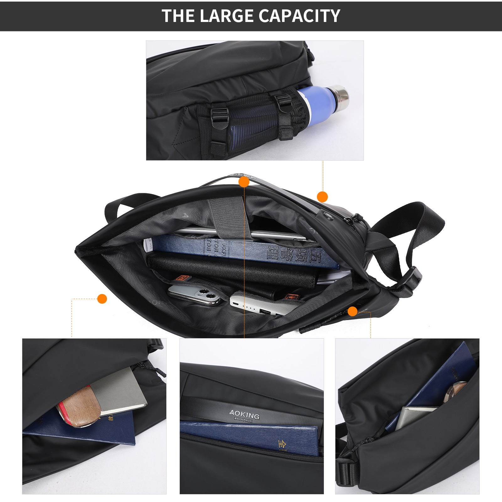 Aoking Fashion Waterproof Durable Crossbody Sling Bag SY4005-5