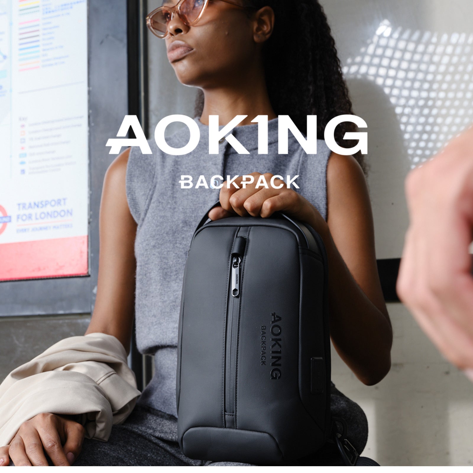 Aoking Men Waterproof Sling Bag SY4009