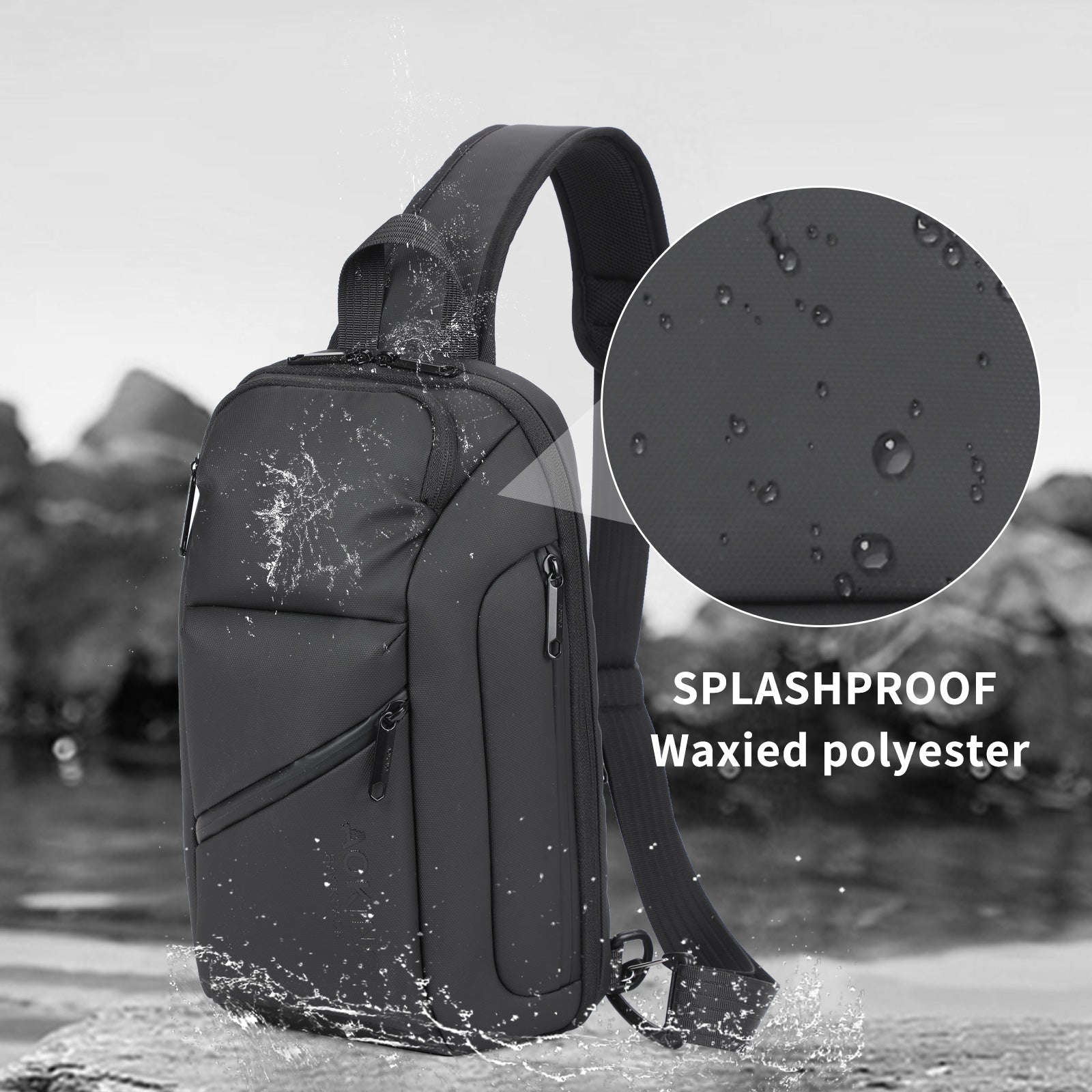 Aoking Lightweight Sport Outdoor Casual Chest Bag SY4010