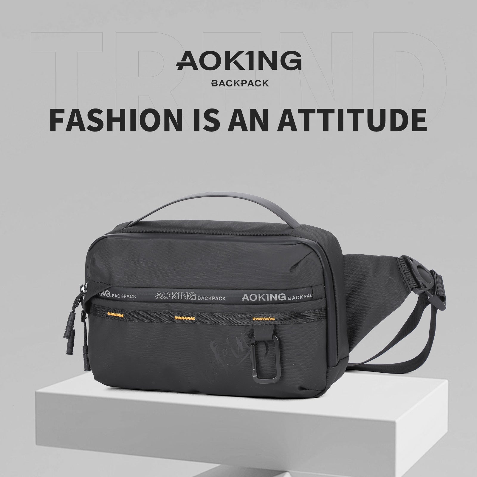 Aoking Fashion Lightweight Waterproof Waist Bag SY4071