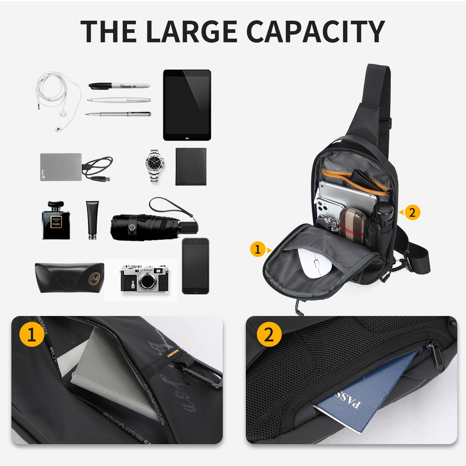 Aoking Sport Outdoor Casual Chest Bag SY4072
