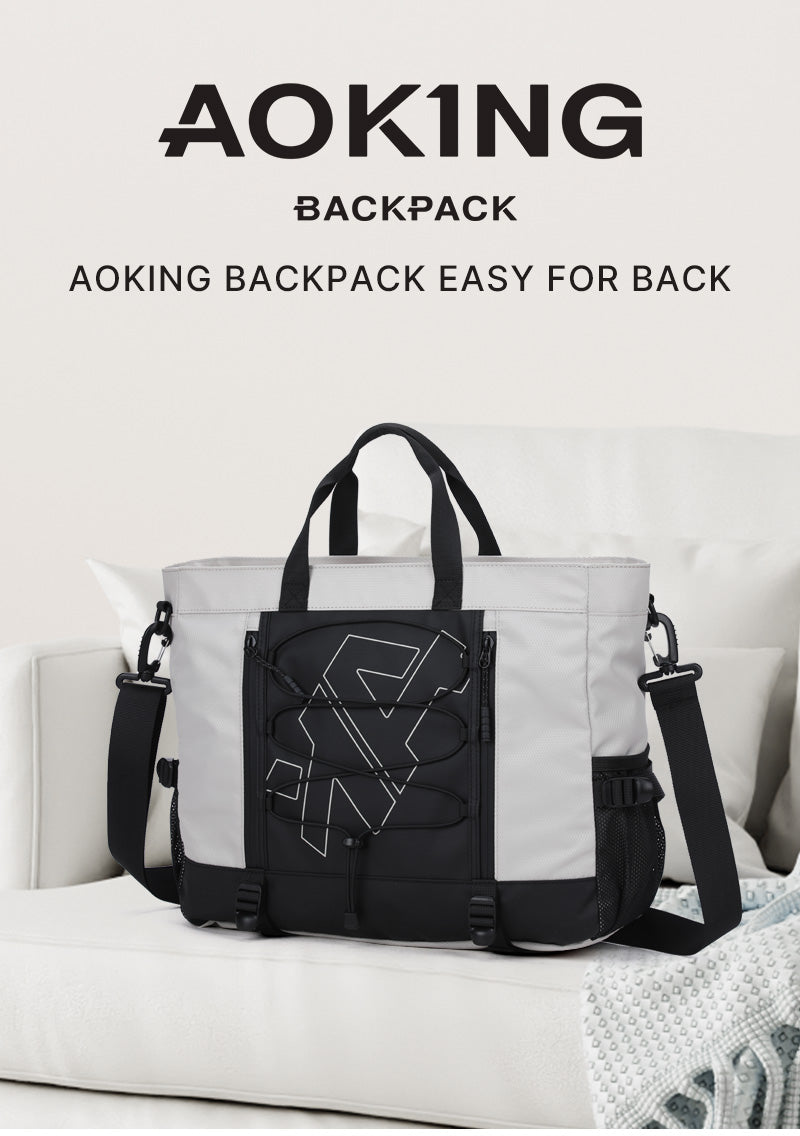 Aoking Large Capacity White Travel Bag Casual Bag XK3045